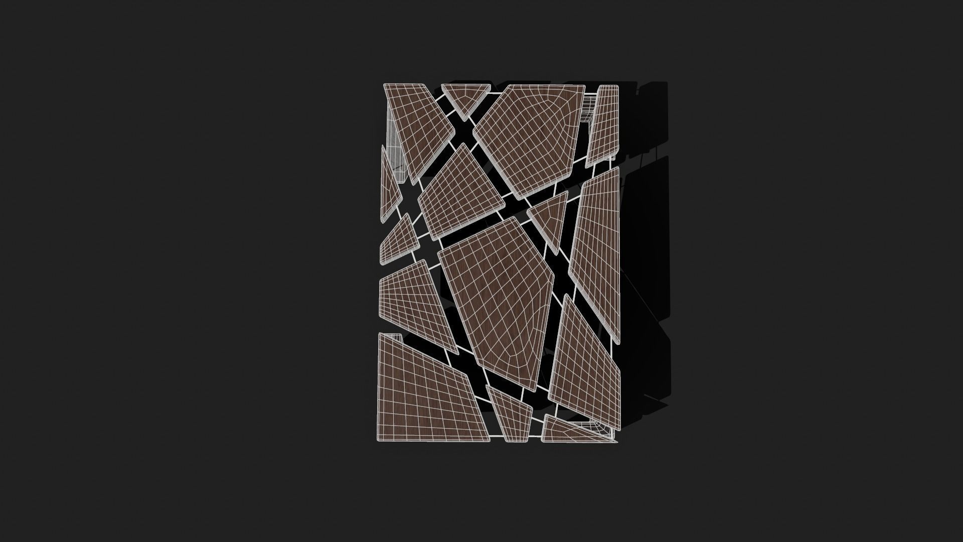 Modern Table 3D model_8