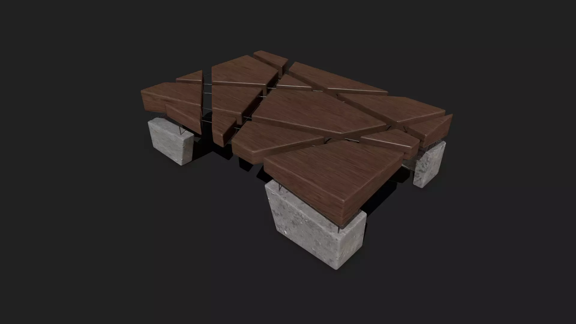 Modern Table 3D model_0