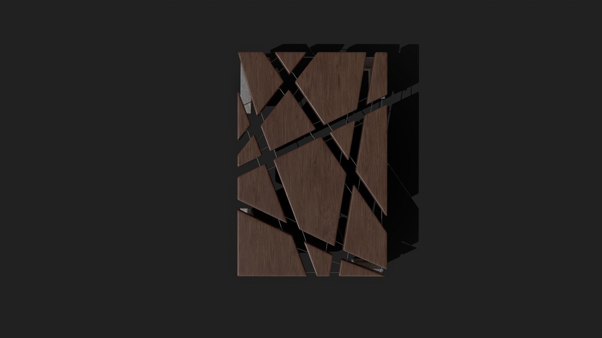 Modern Table 3D model_4