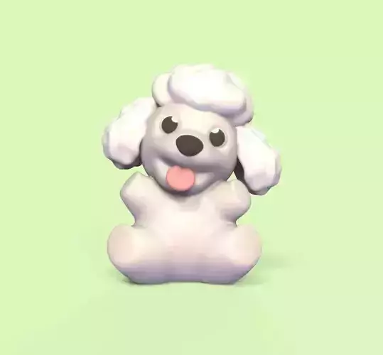 Happy Poodle 3D print model