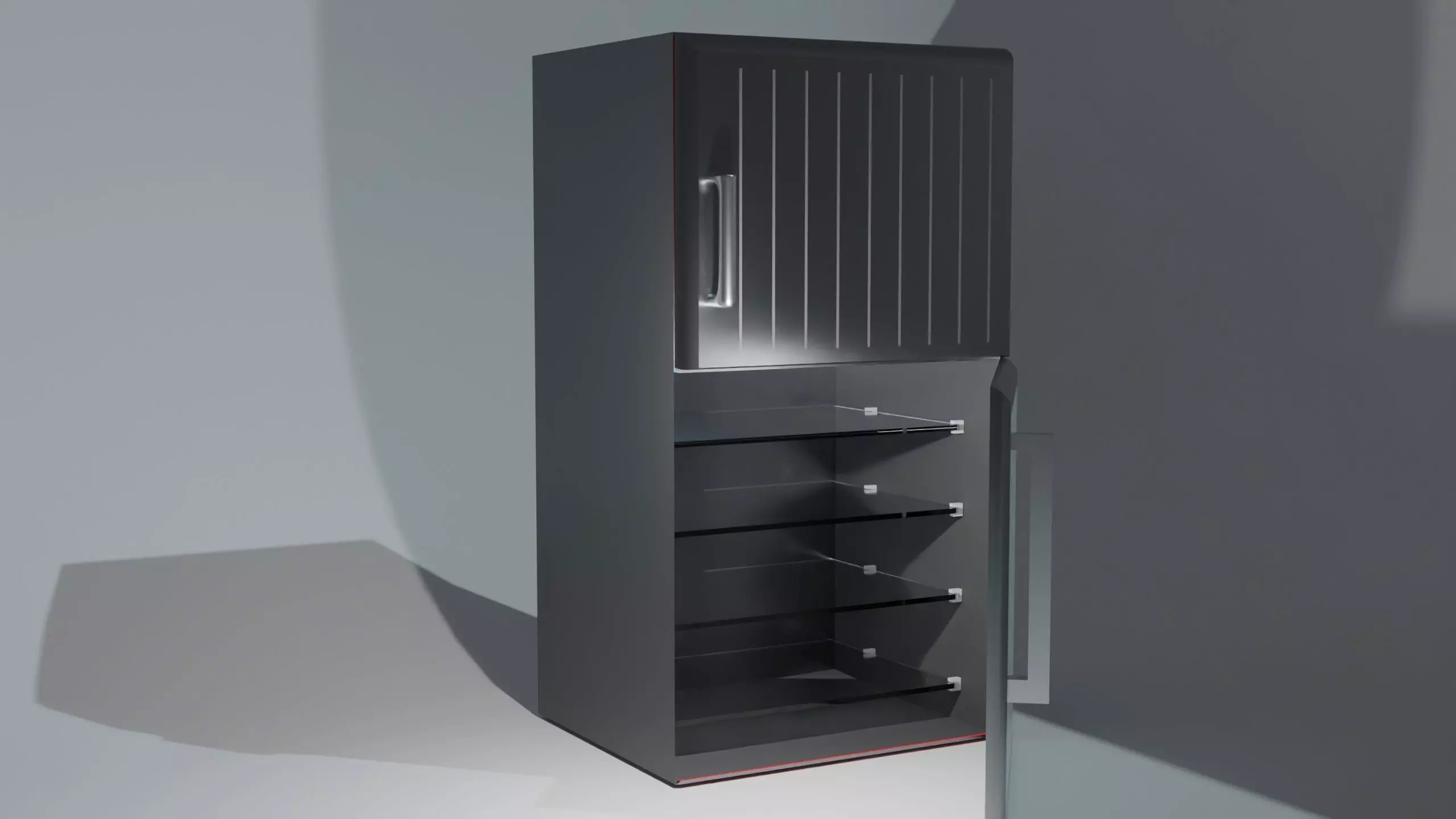 Refrigerator for free Free 3D model_0