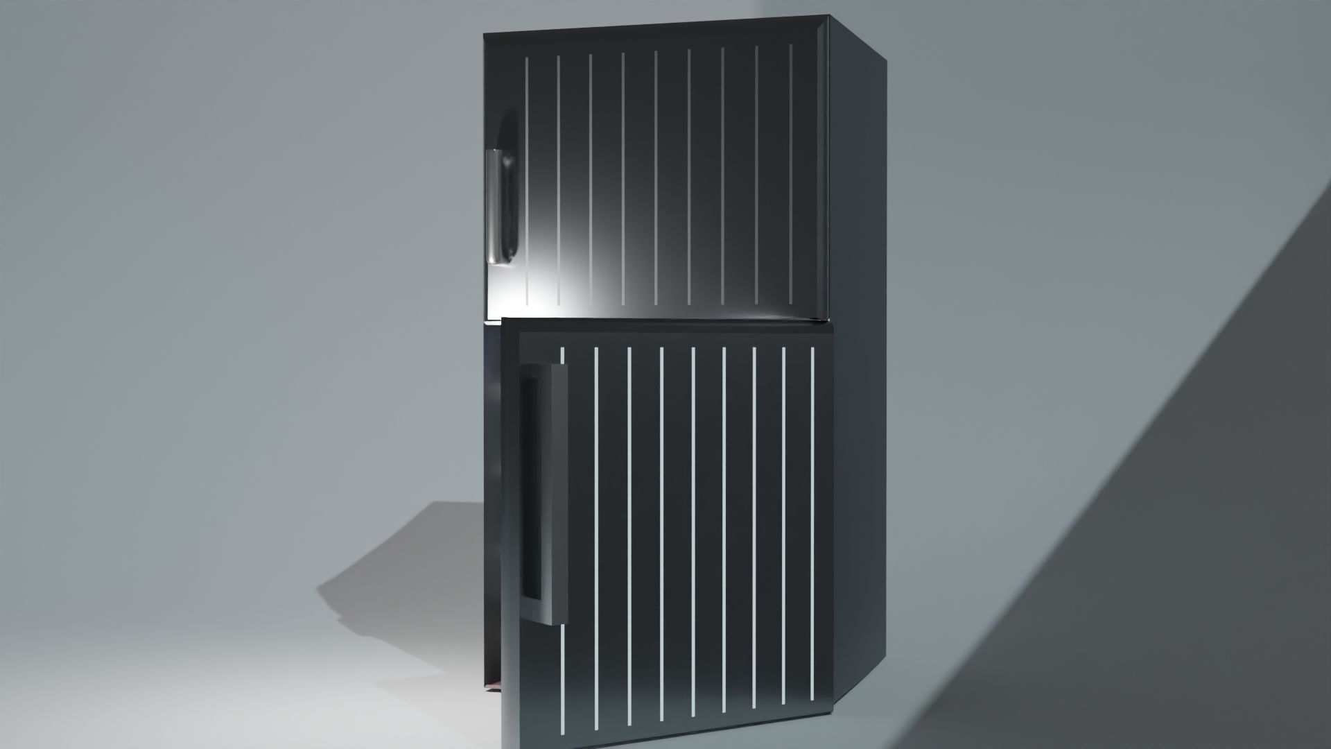 Refrigerator for free Free 3D model_2