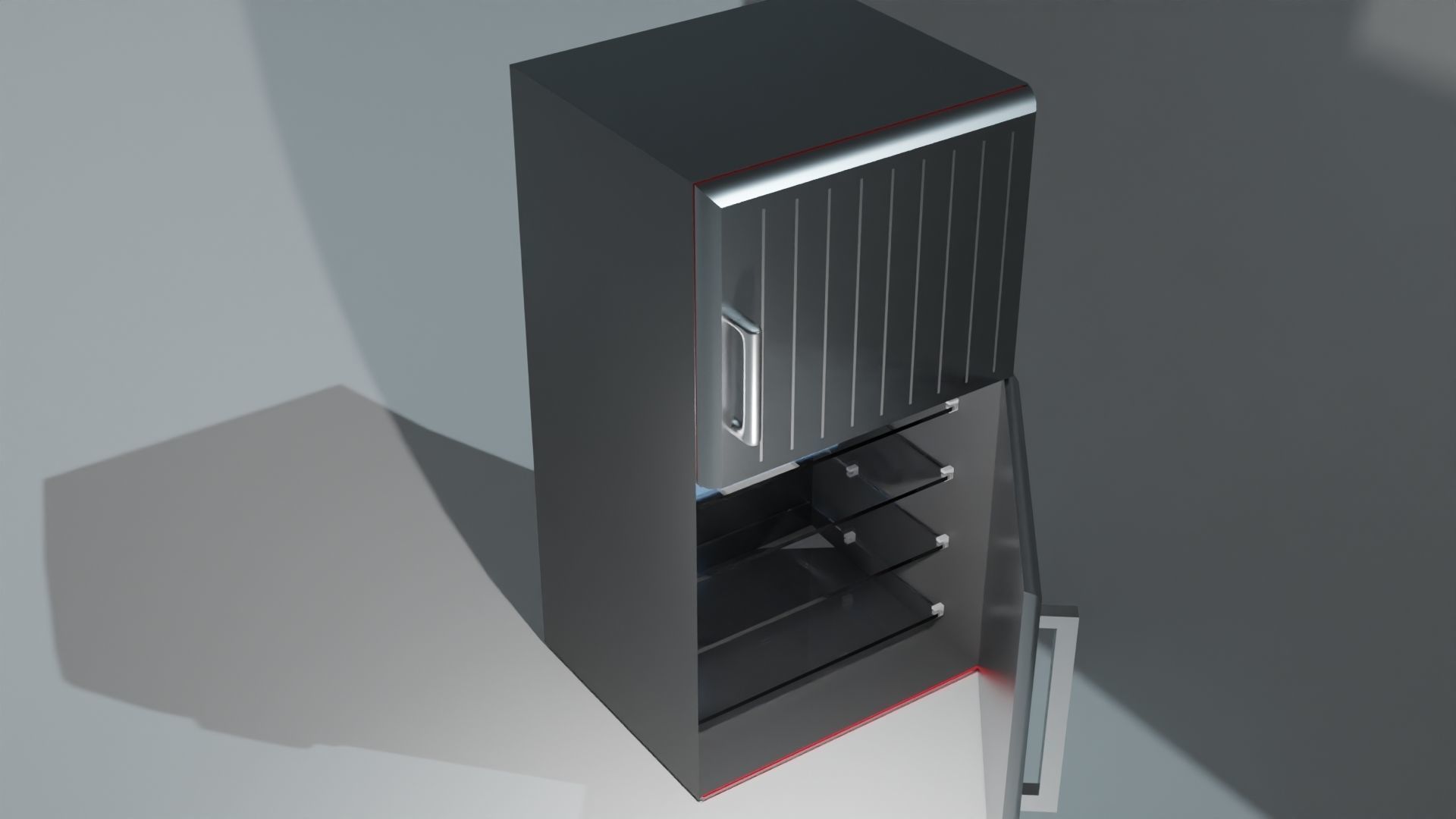 Refrigerator for free Free 3D model_4