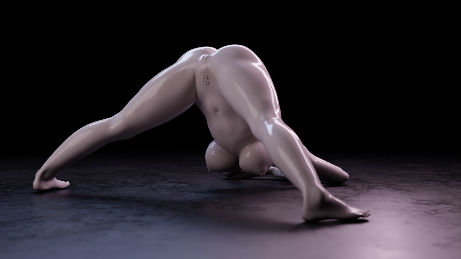 Sexy girl 73 - Jack-o Pose  V2  3D print model_2