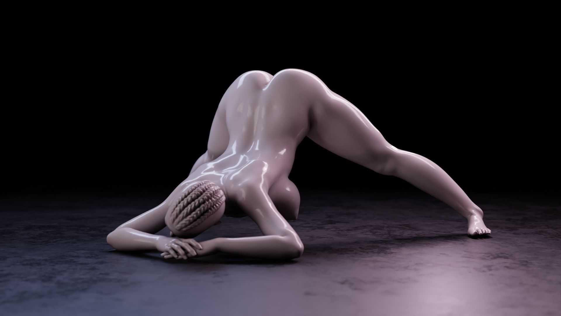 Sexy girl 73 - Jack-o Pose  V2  3D print model_11