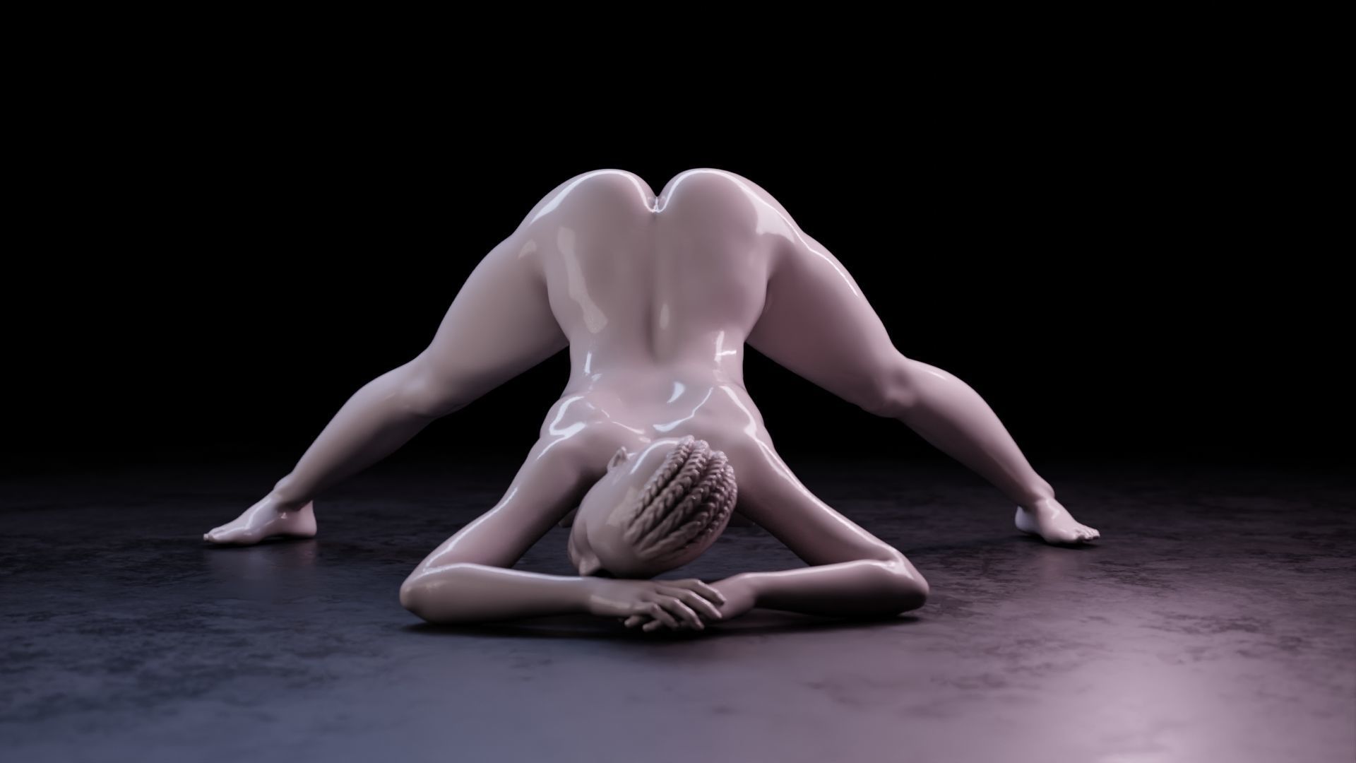 Sexy girl 73 - Jack-o Pose  V2  3D print model_13