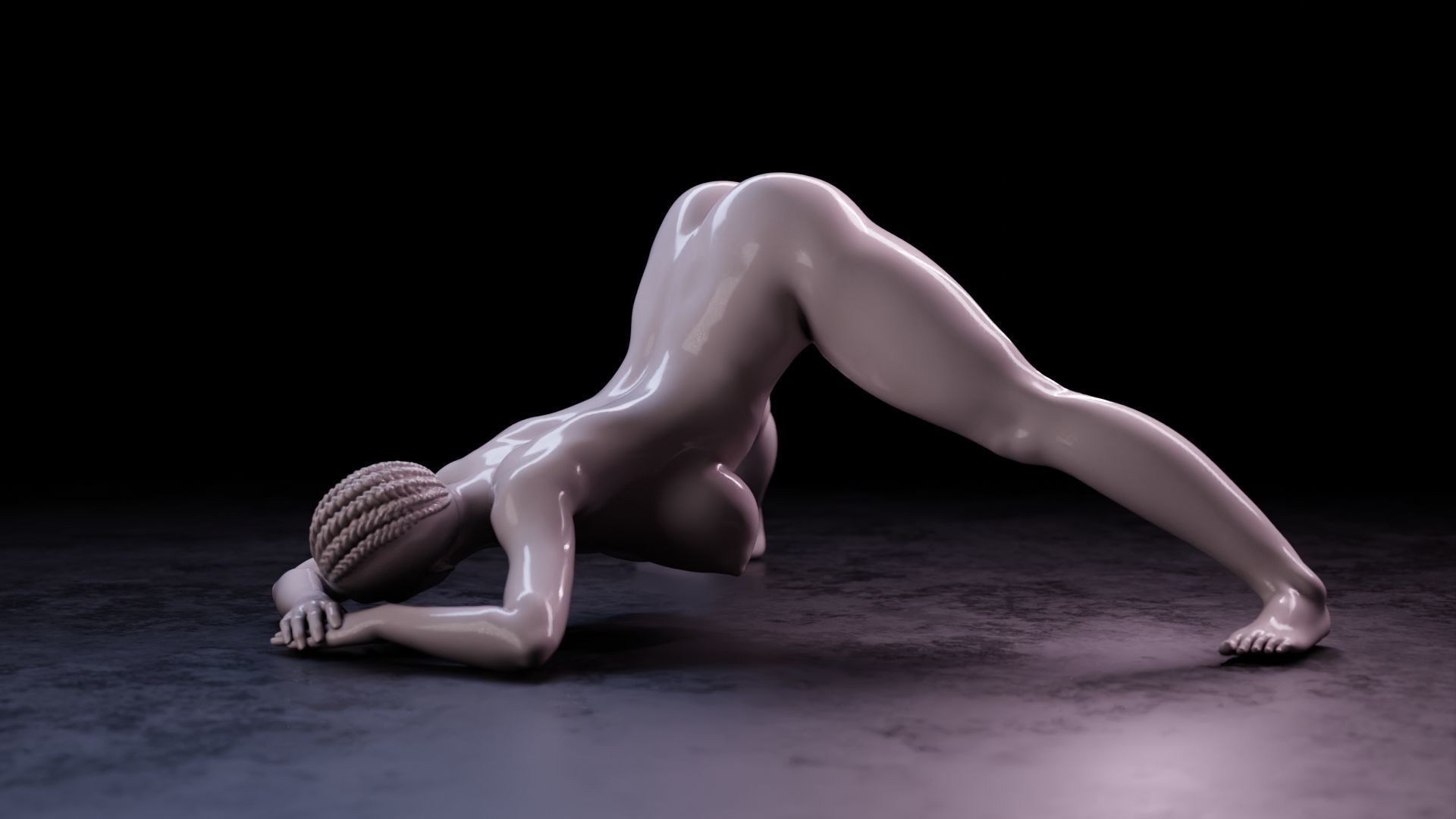 Sexy girl 73 - Jack-o Pose  V2  3D print model_10