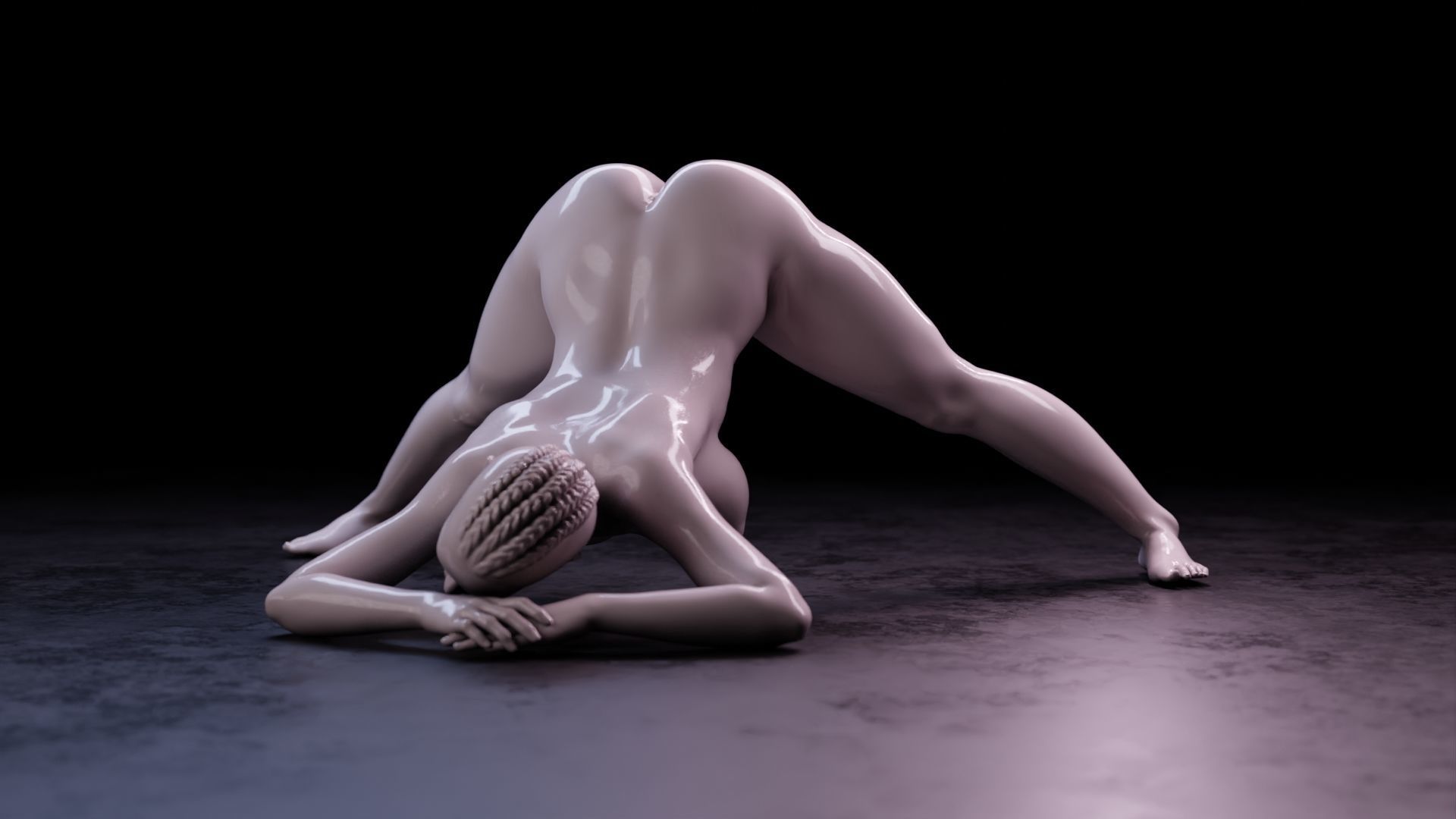 Sexy girl 73 - Jack-o Pose  V2  3D print model_12