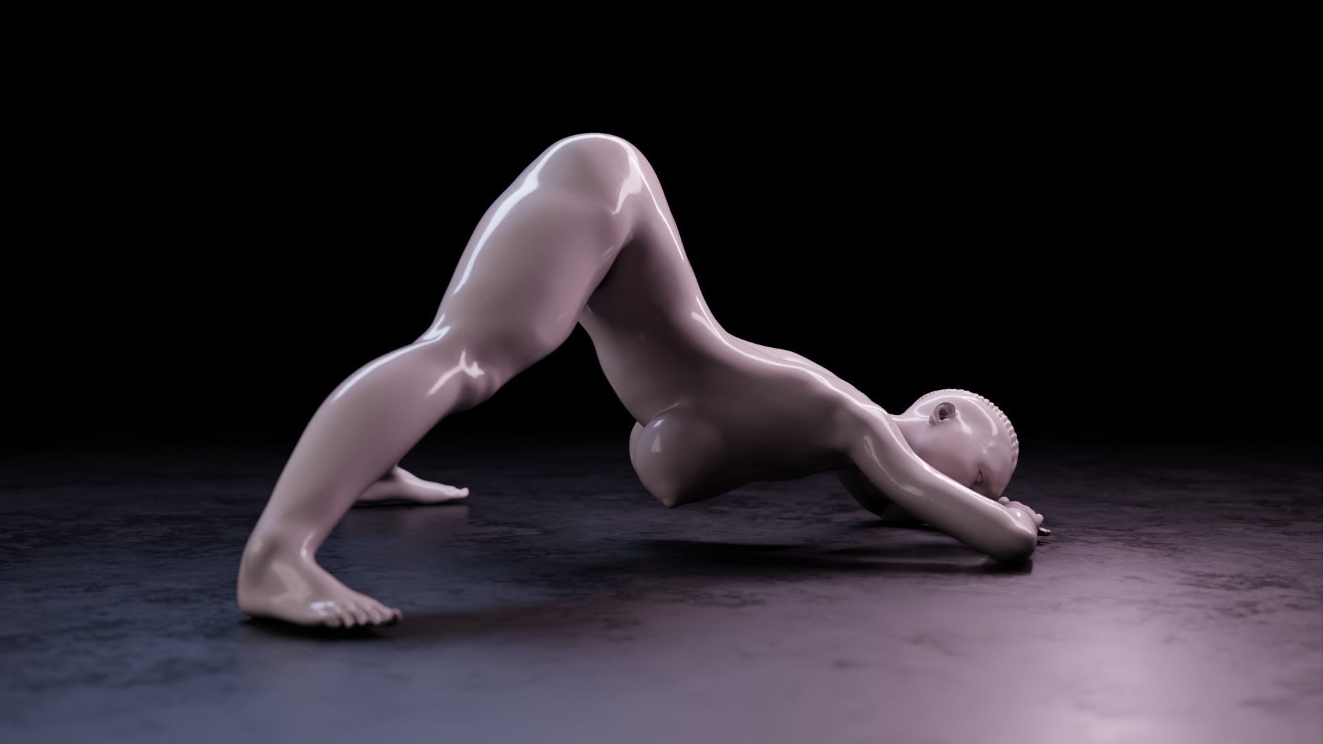 Sexy girl 73 - Jack-o Pose  V2  3D print model_20