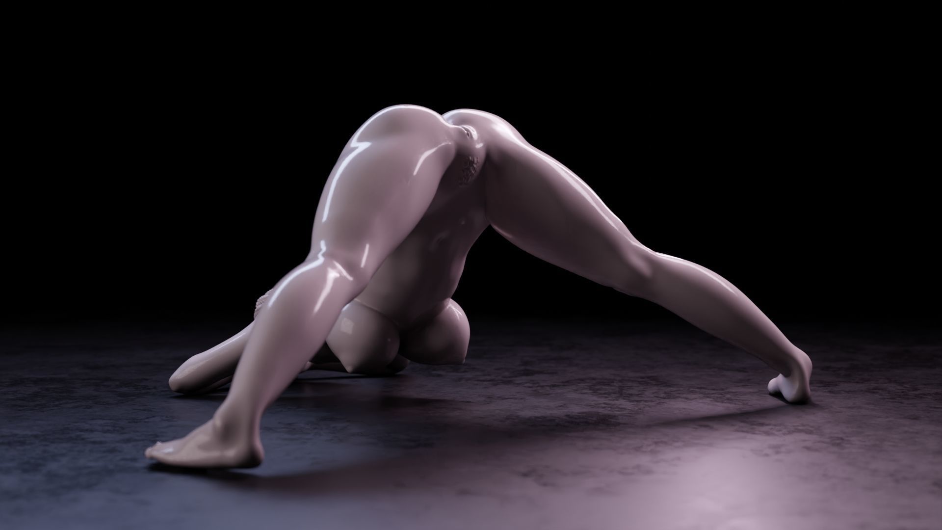 Sexy girl 73 - Jack-o Pose  V2  3D print model_6