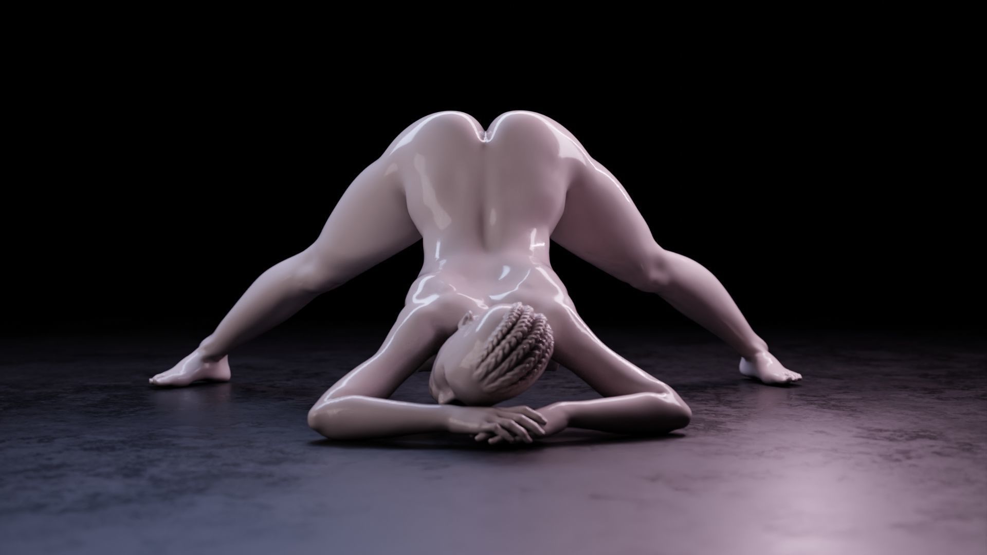 Sexy girl 73 - Jack-o Pose  V2  3D print model_15