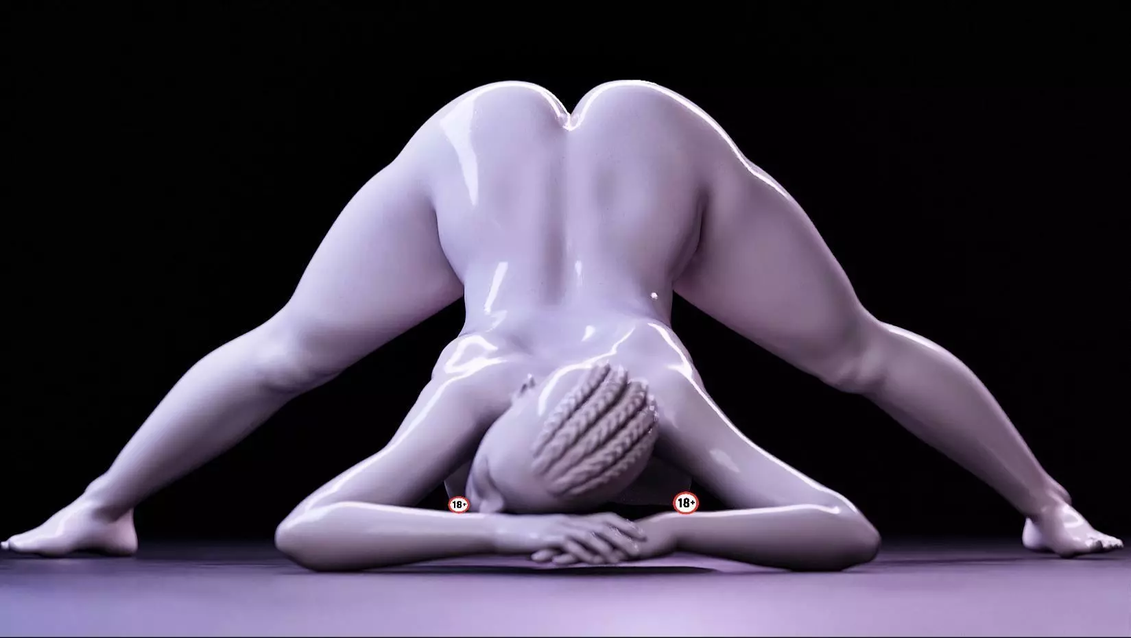 Sexy girl 73 - Jack-o Pose  V2  3D print model_0