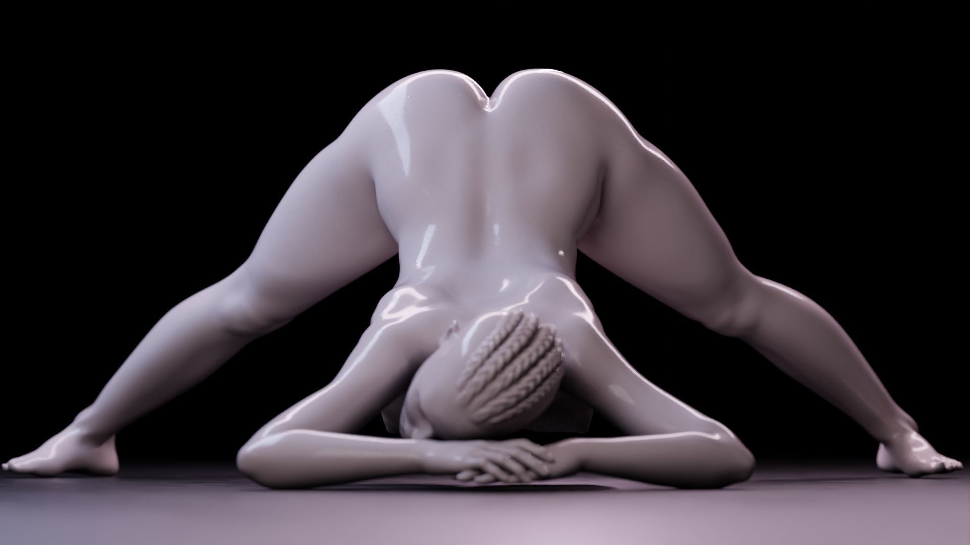 Sexy girl 73 - Jack-o Pose  V2  3D print model_14