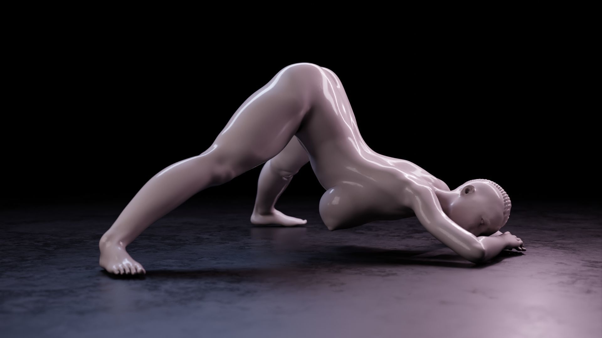 Sexy girl 73 - Jack-o Pose  V2  3D print model_19