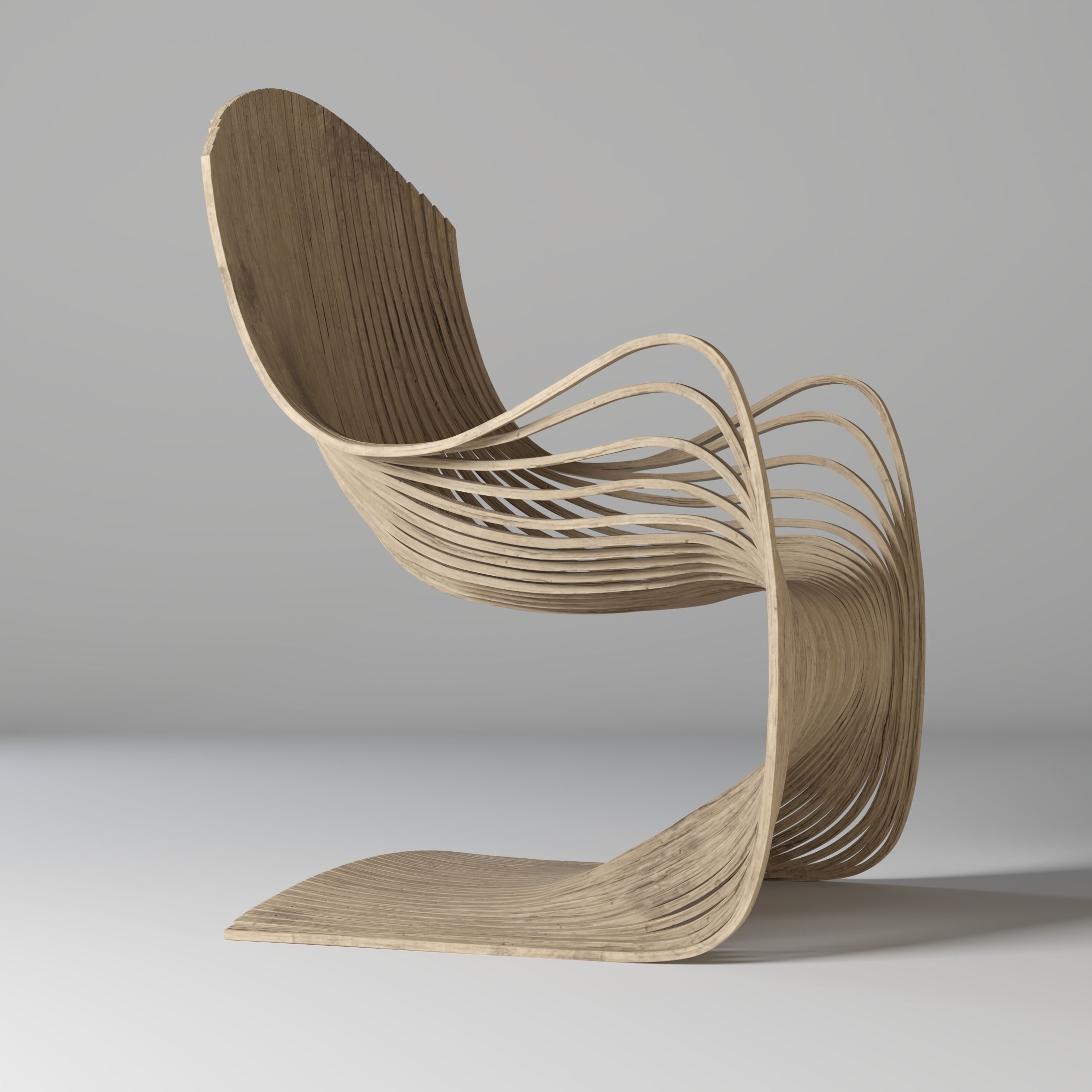 Parametric chair 3D model_5