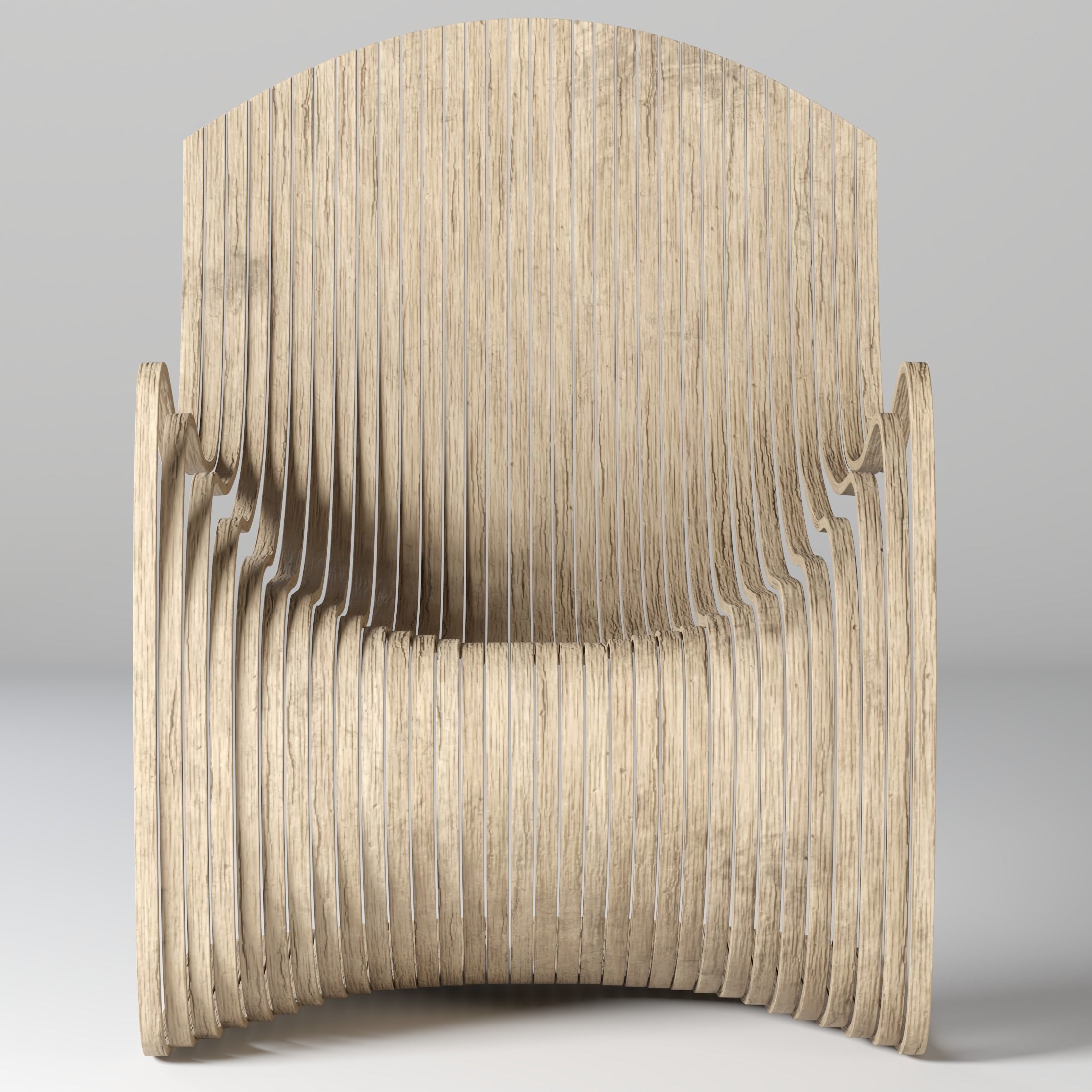 Parametric chair 3D model_4