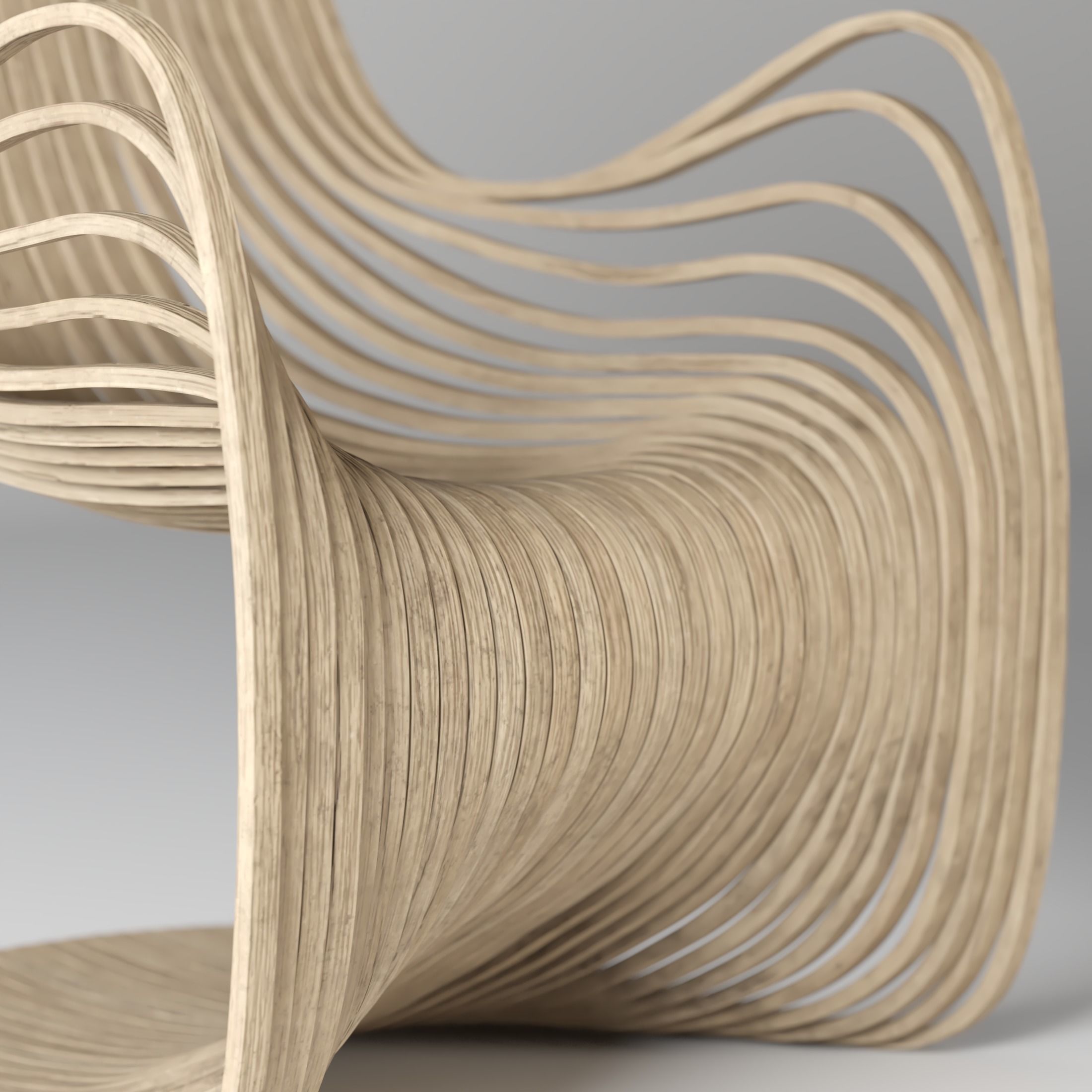 Parametric chair 3D model_3