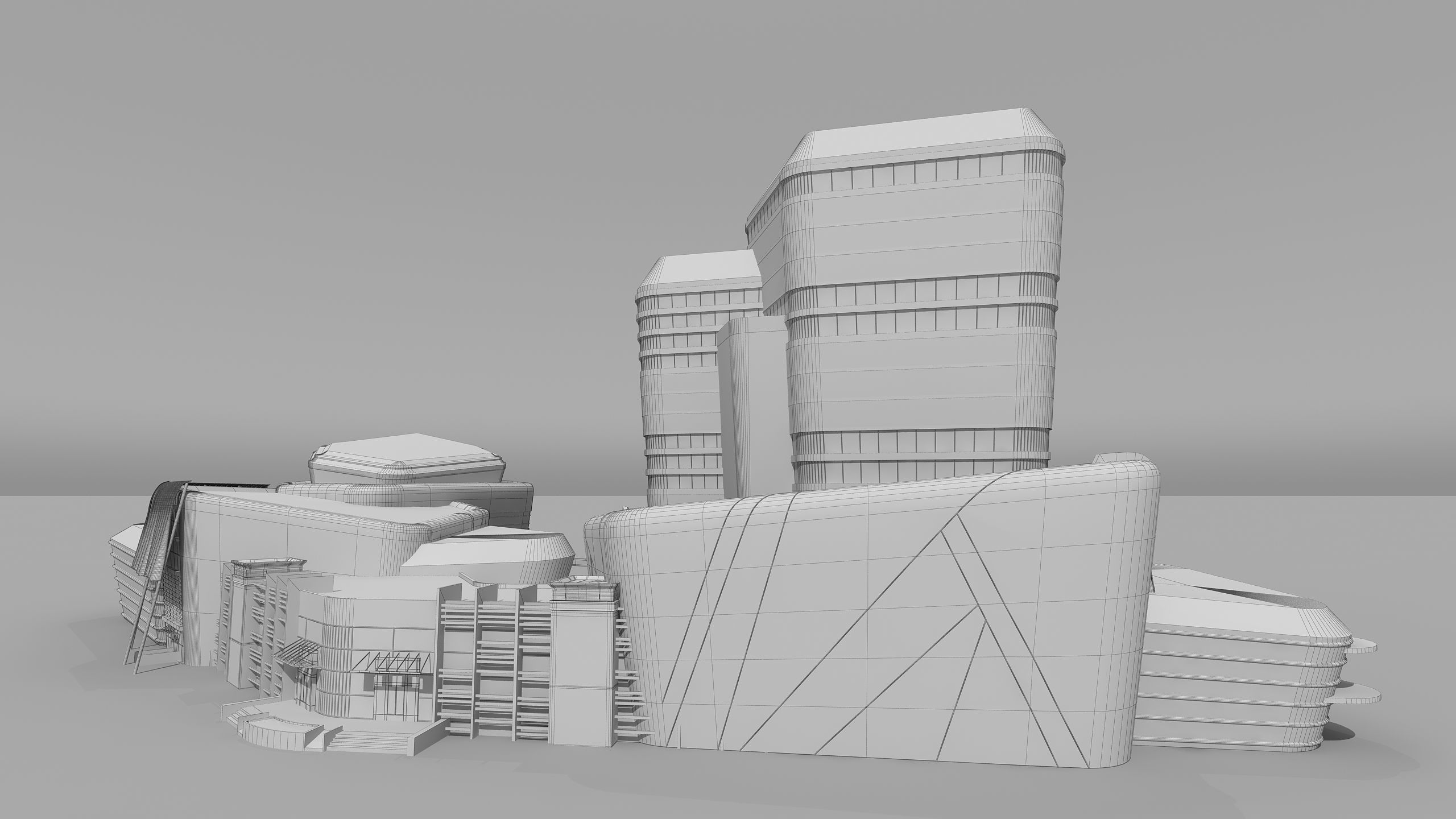 0159 - Complex Building 3D model_17