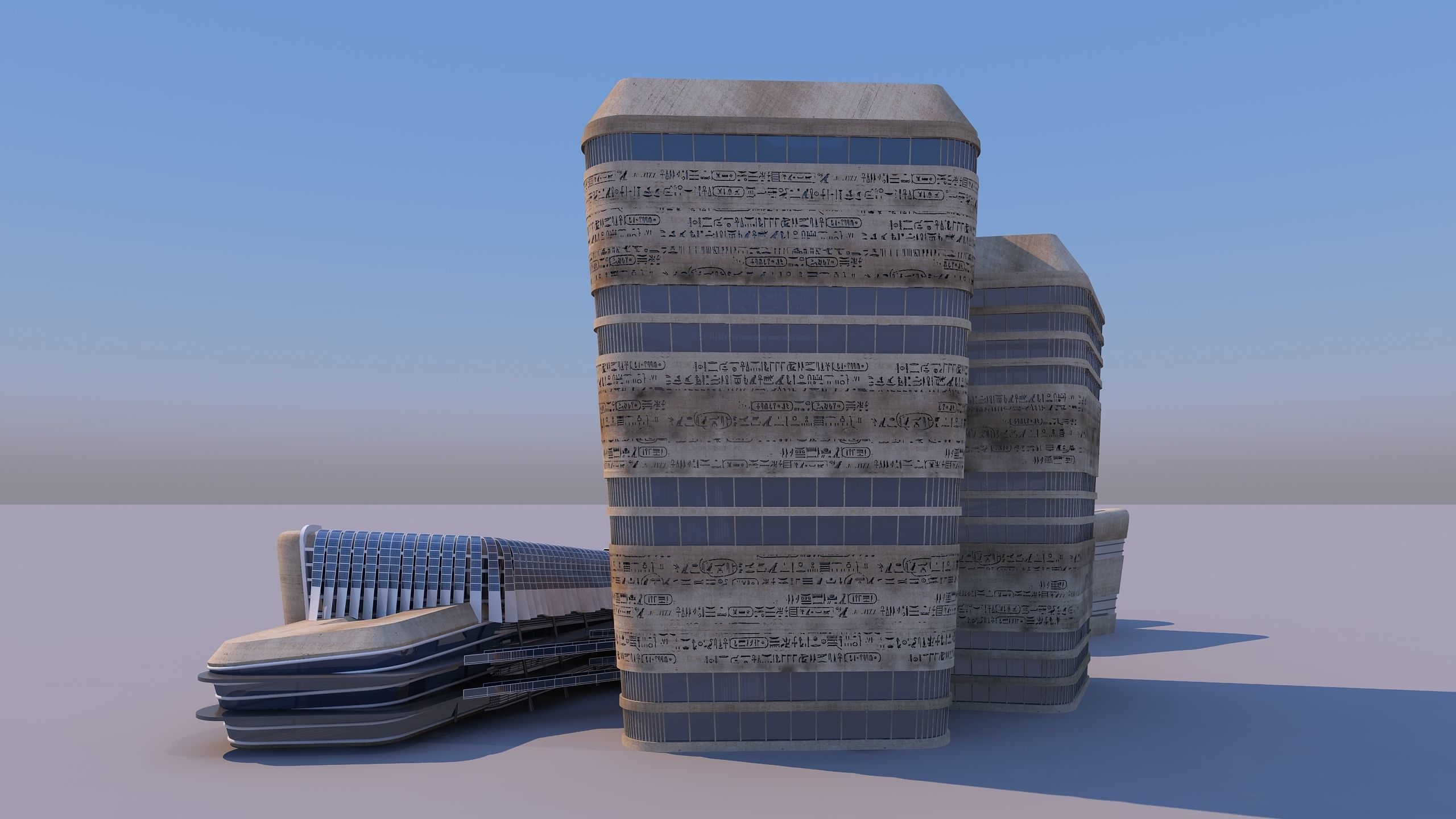 0159 - Complex Building 3D model_7