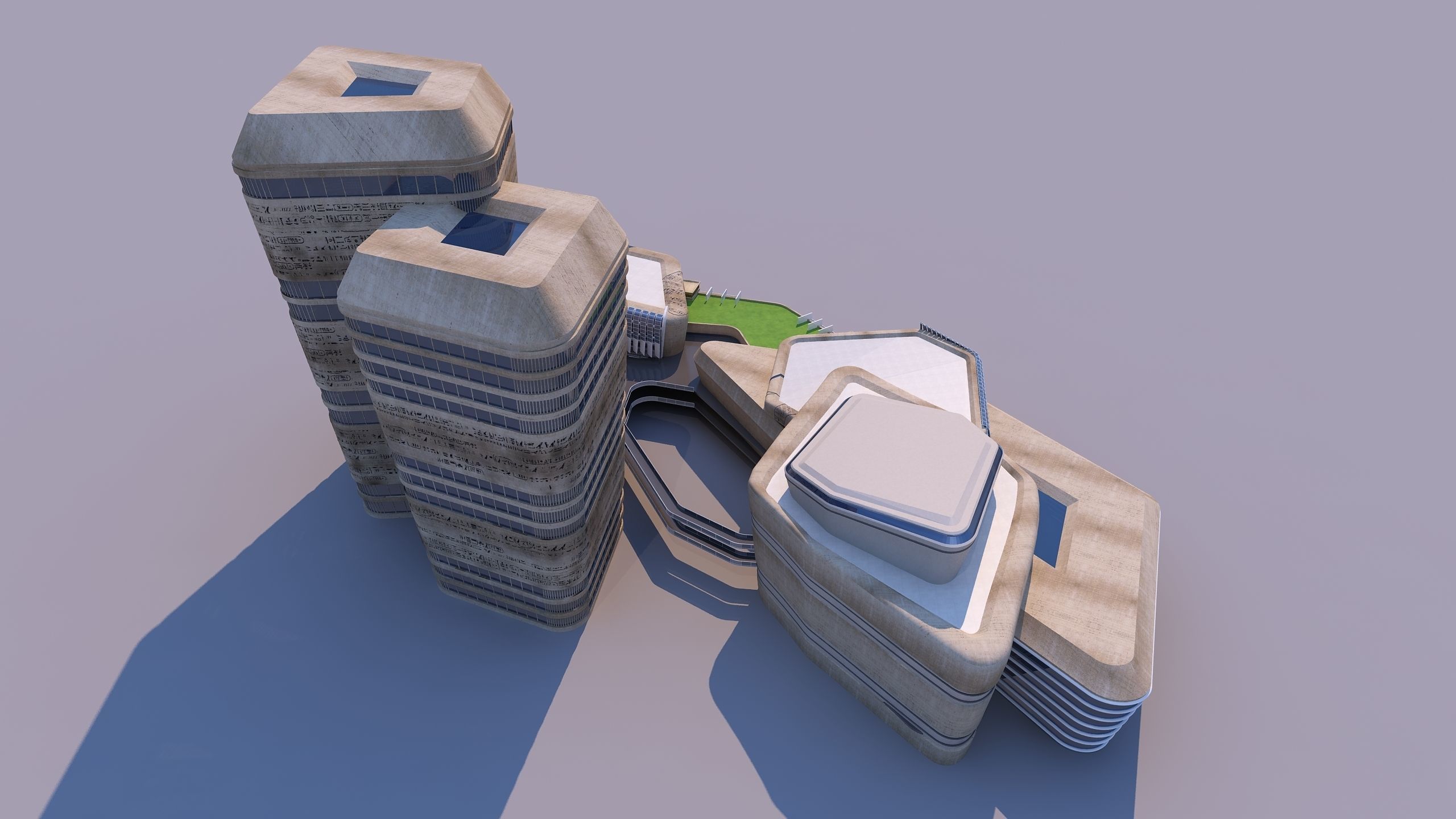 0159 - Complex Building 3D model_6