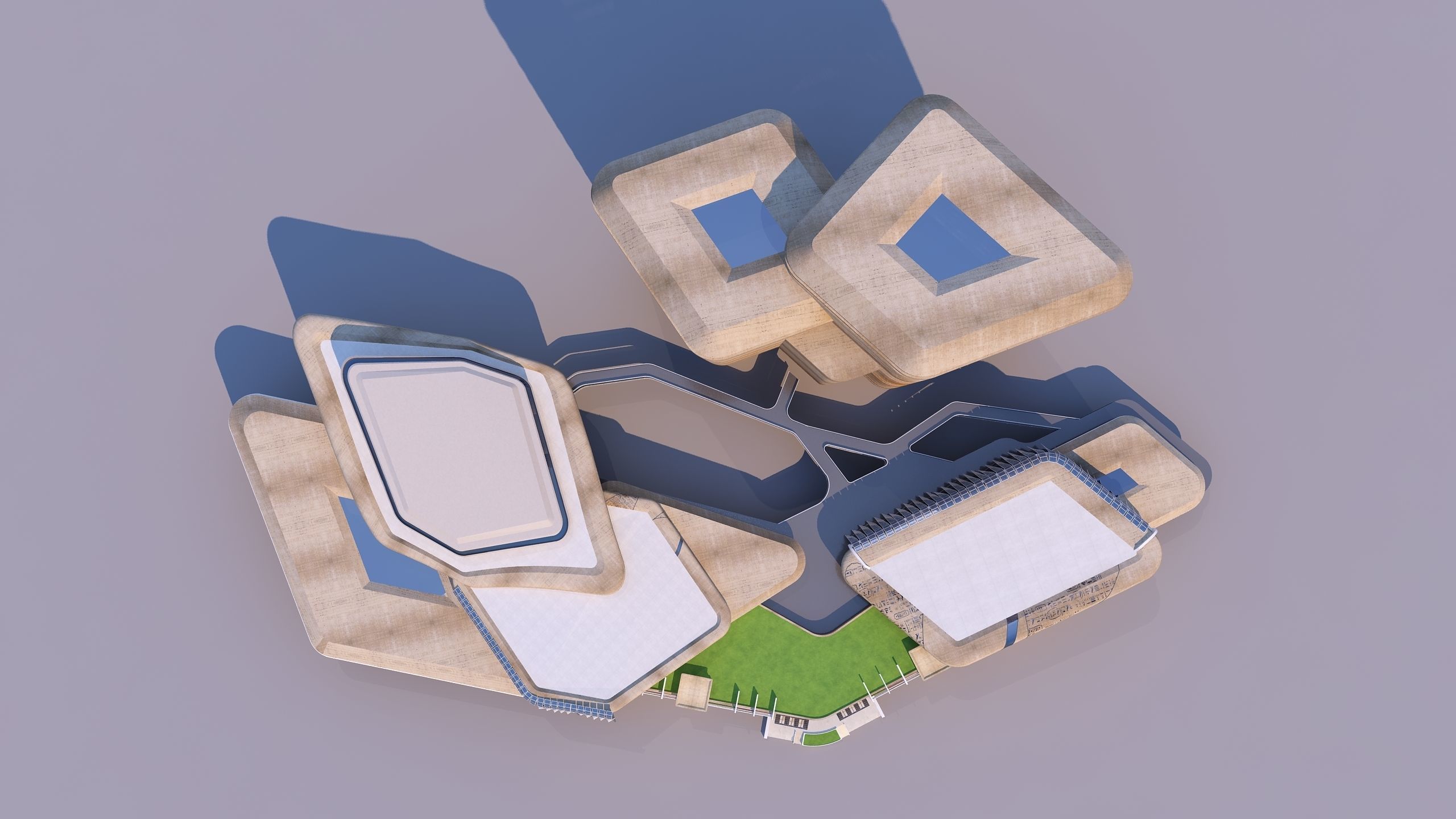 0159 - Complex Building 3D model_11