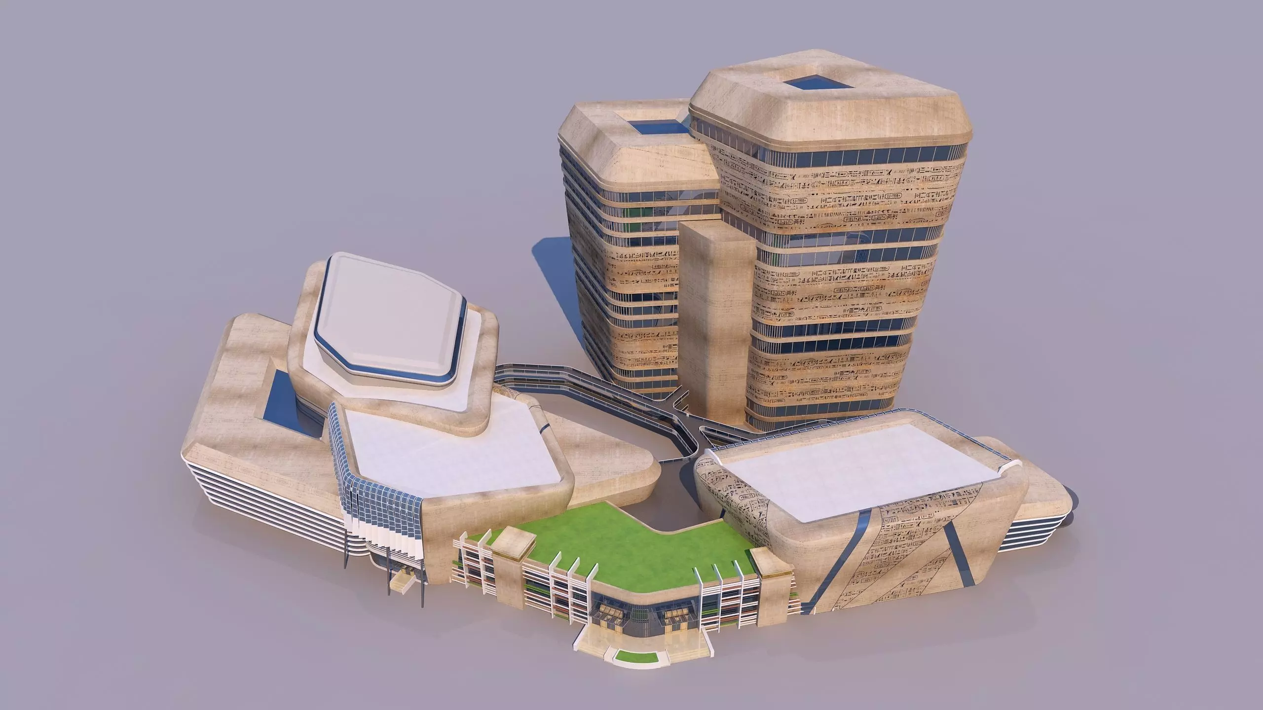 0159 - Complex Building 3D model_0