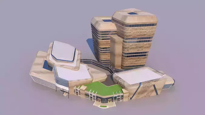 0159 - Complex Building 3D model