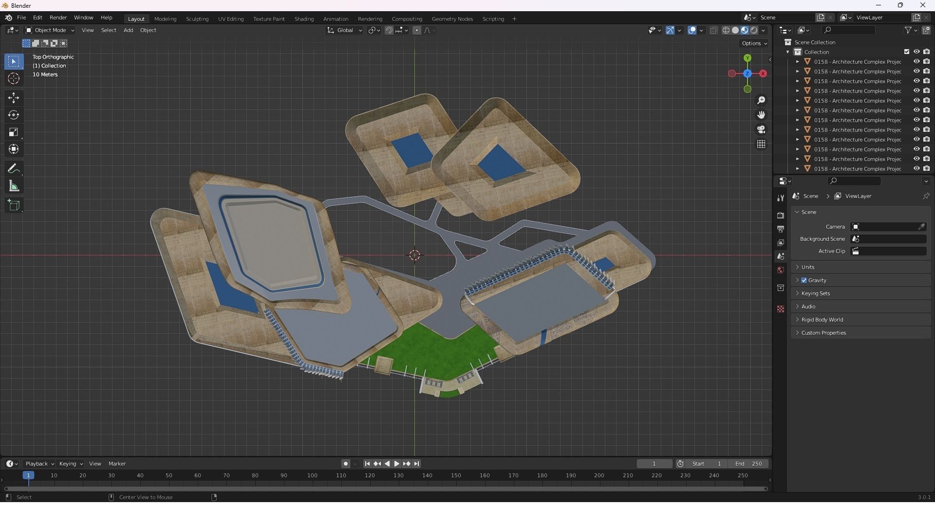 0159 - Complex Building 3D model_32