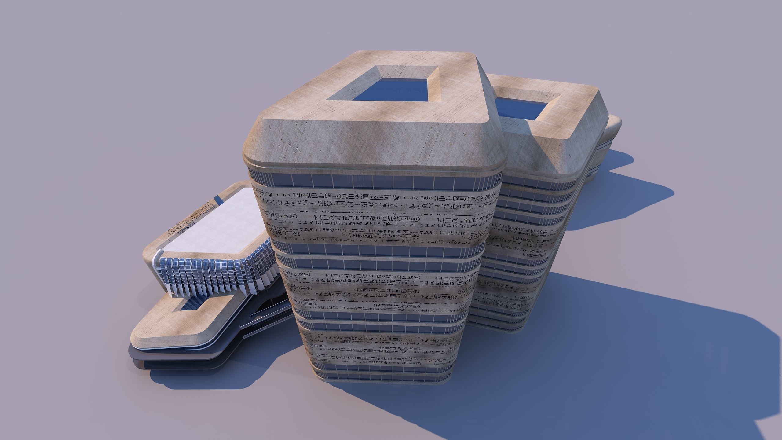 0159 - Complex Building 3D model_5