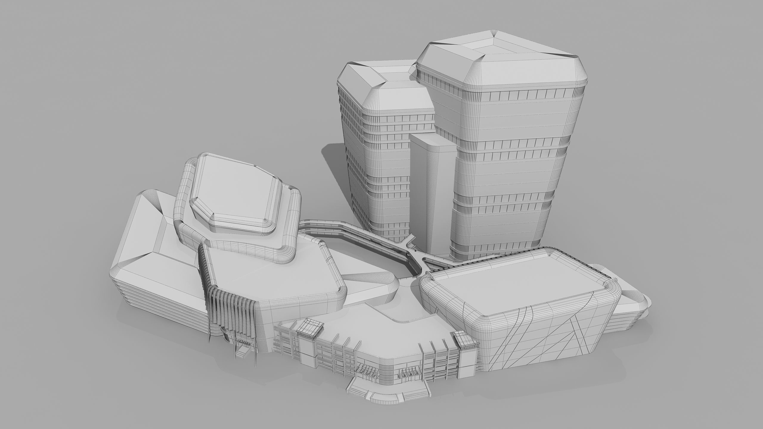 0159 - Complex Building 3D model_13