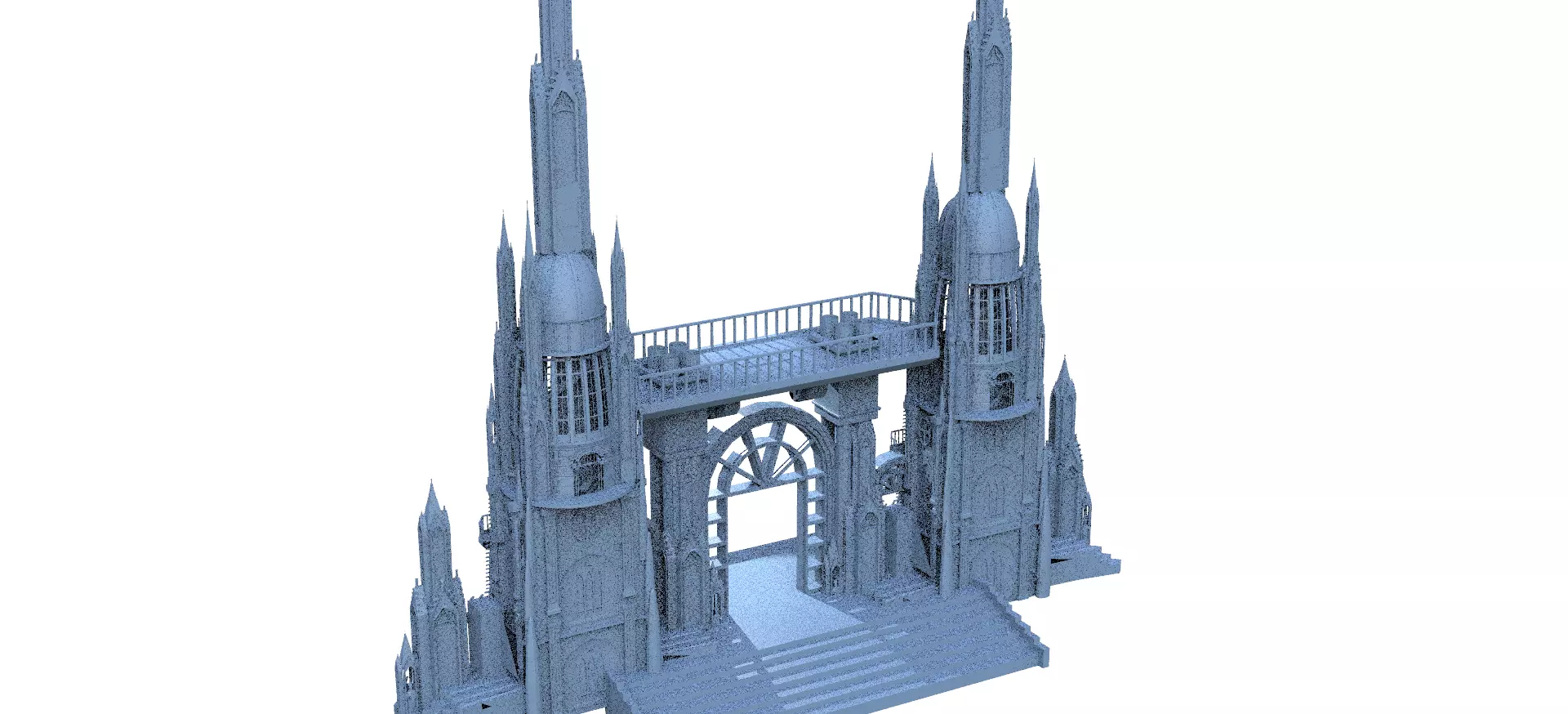 Imperial City Tower Halls Bridge 2 3D model_0