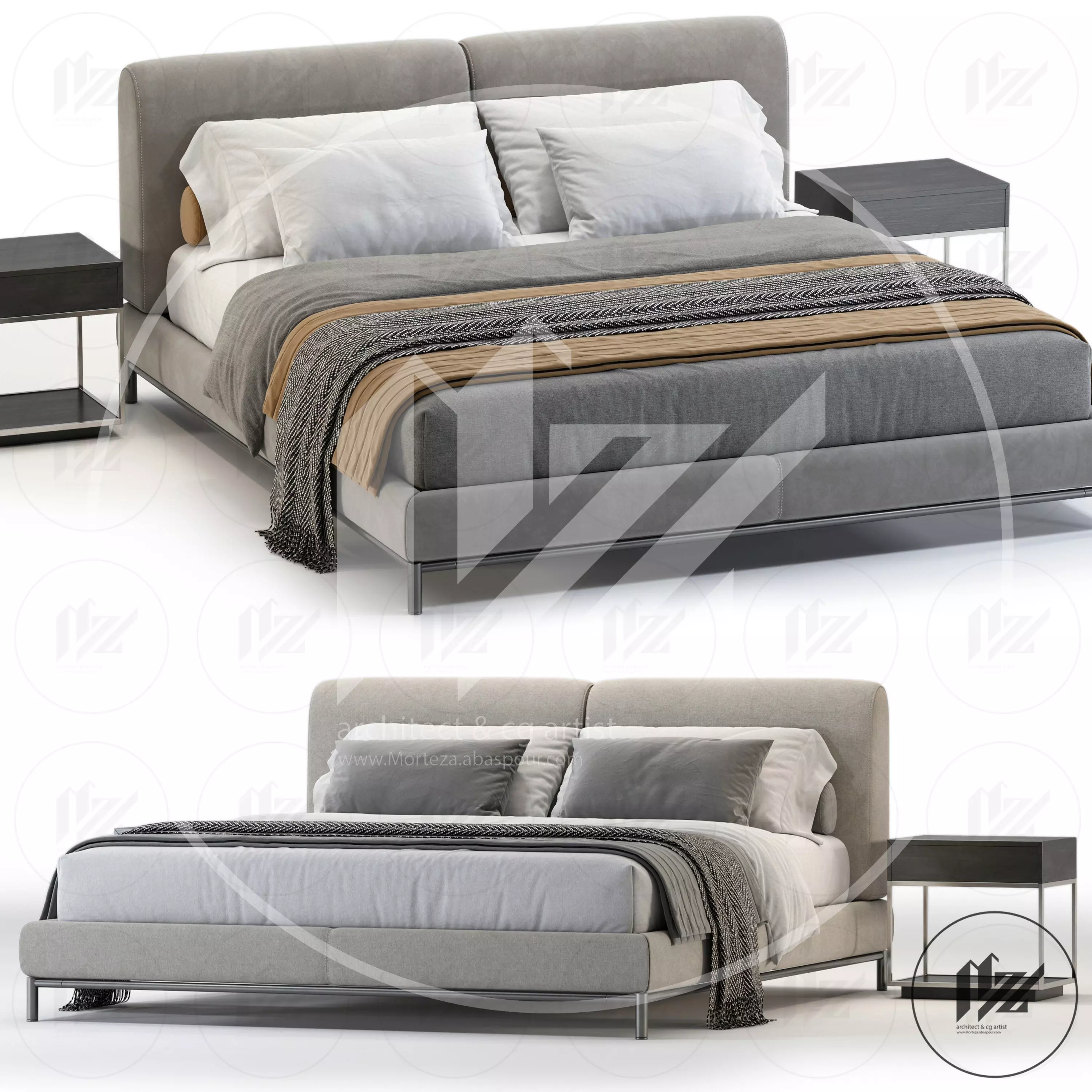 Domkapa Margot Bed No2 3D model_0