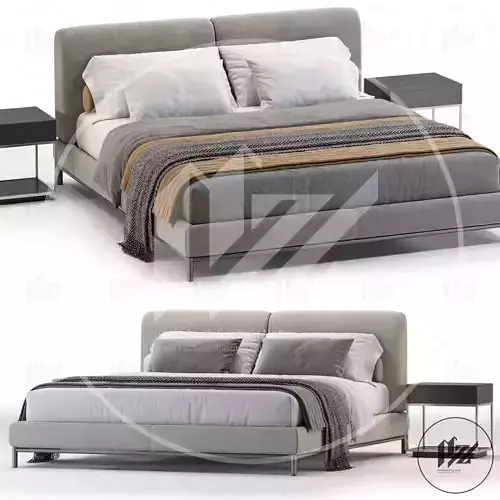 Domkapa Margot Bed No2 3D model