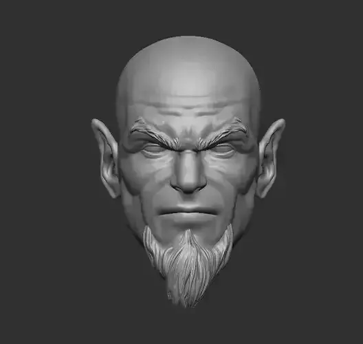 Helstrom with trident - Headsculpts for Action Figures 