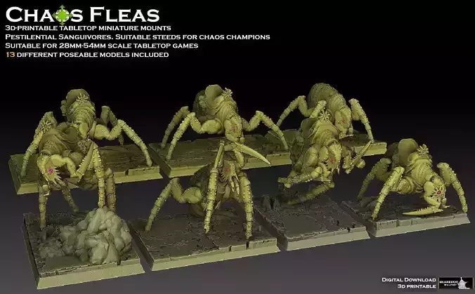Chaos Fleas  3D print model
