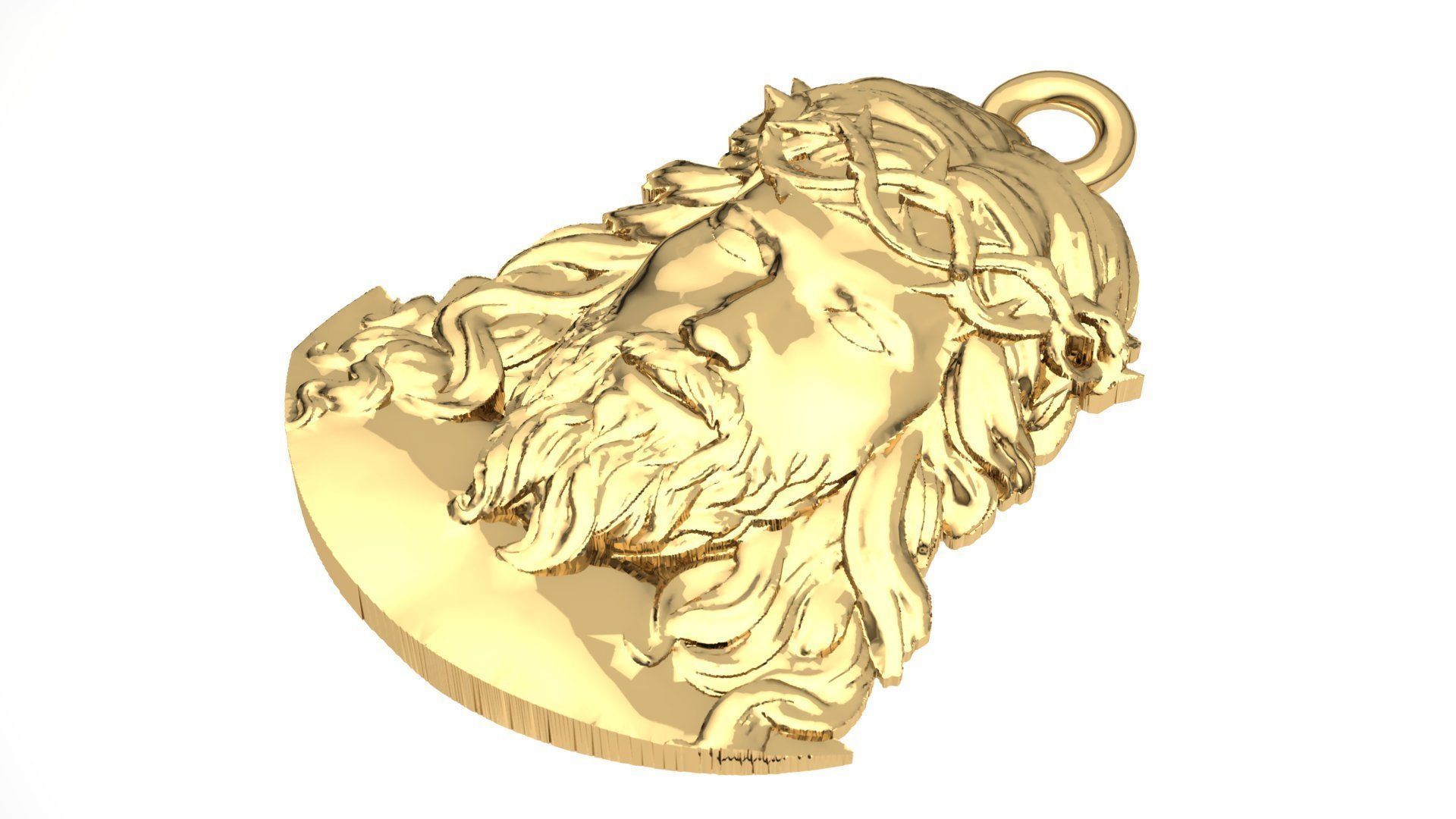 Pingente Jesus cristo  3D print model_2