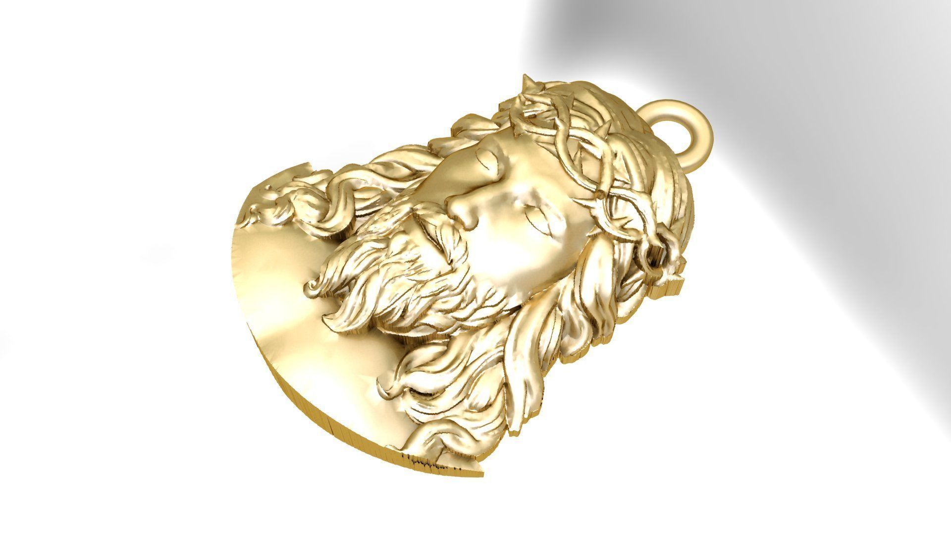 Pingente Jesus cristo  3D print model_1