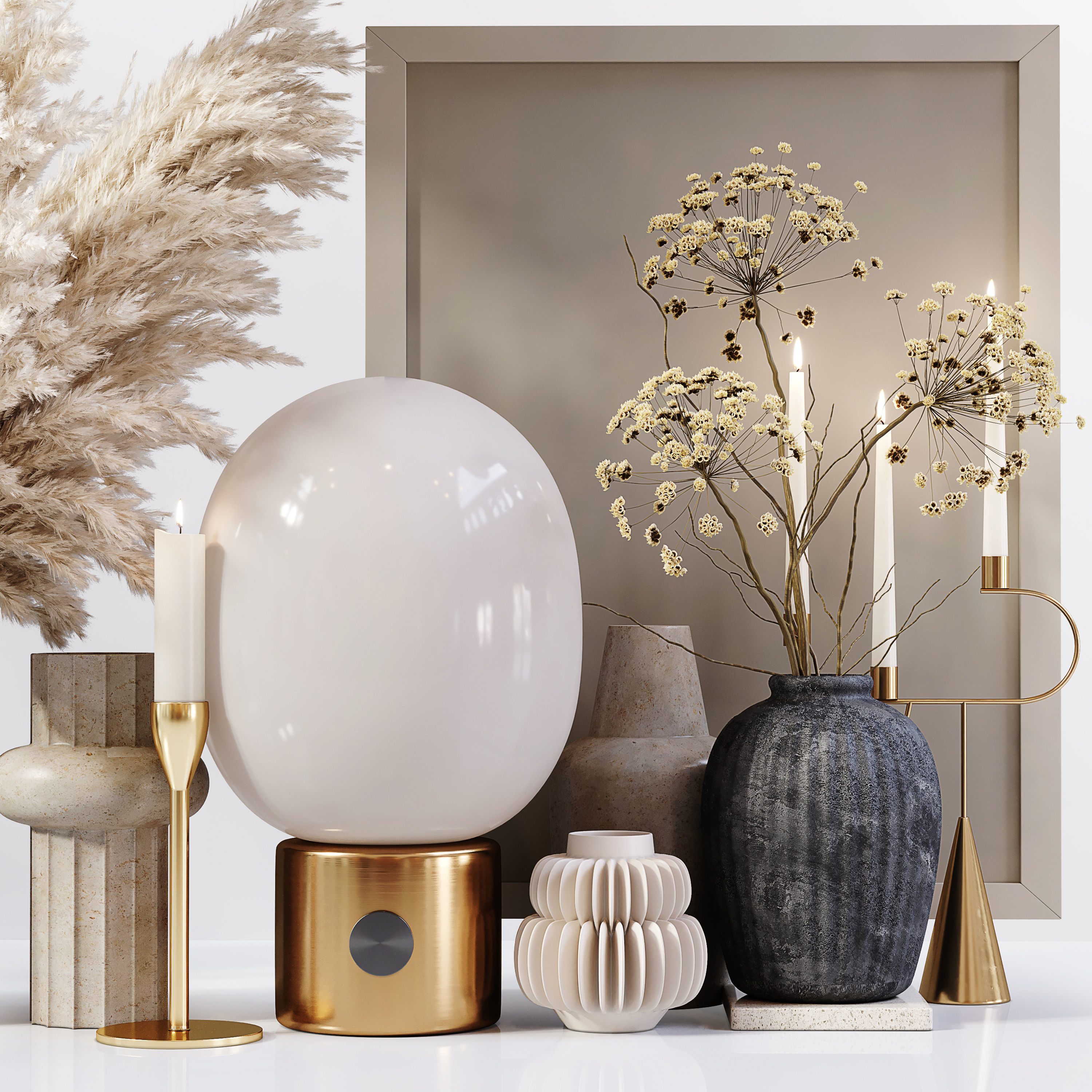 Decorative Set 149 3D model_2