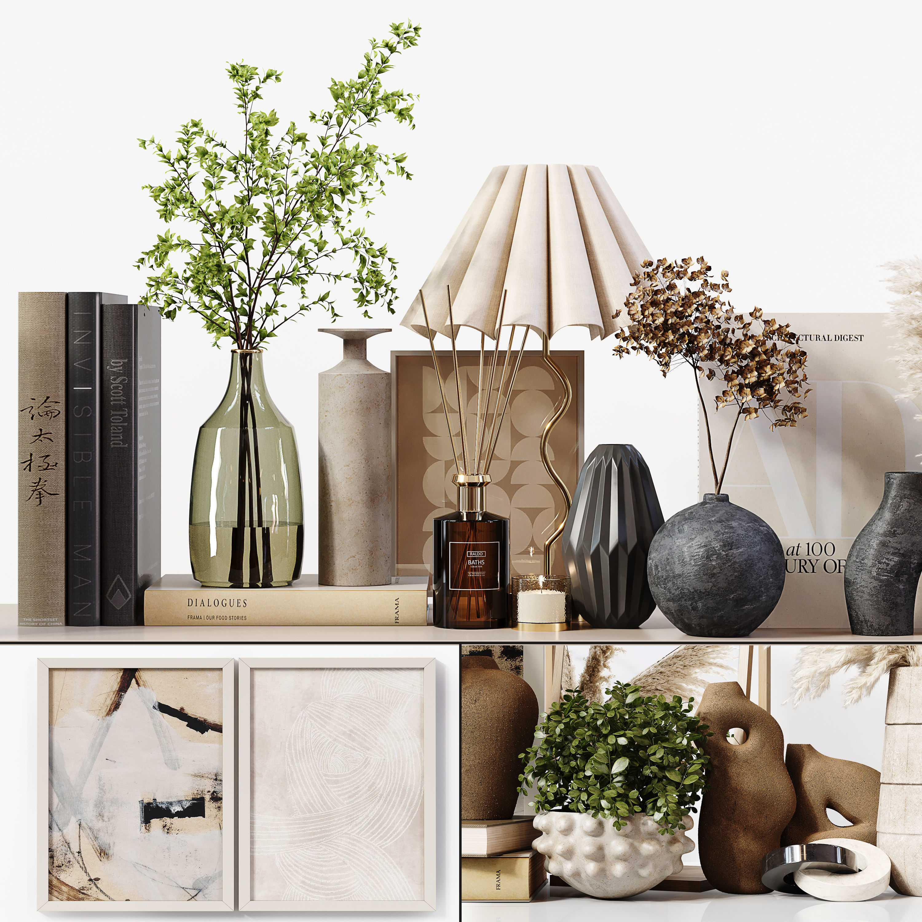 Decorative Set 149 3D model_5