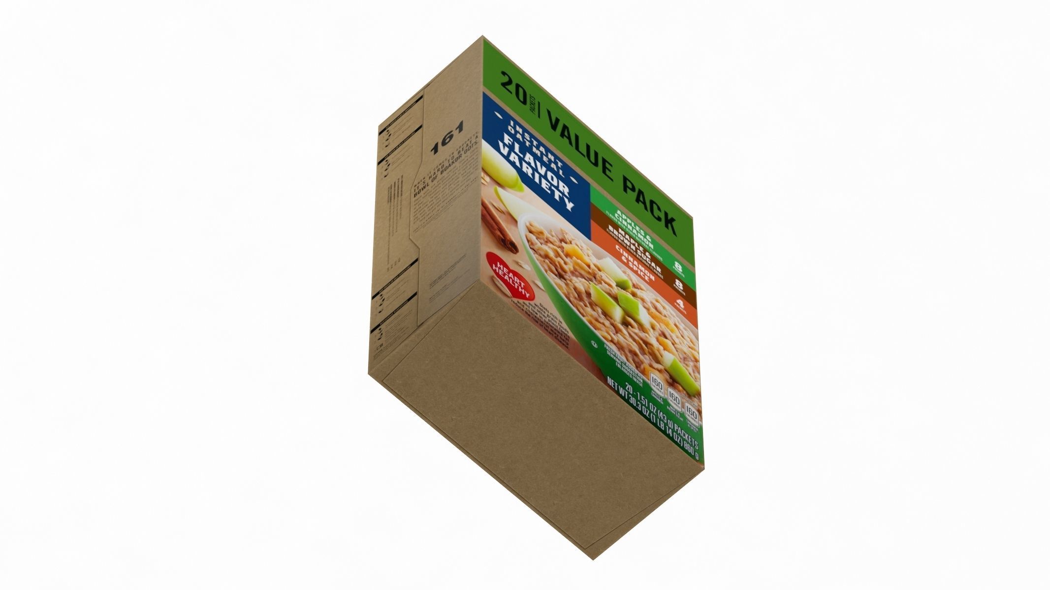 Insant Oatmeal Low Poly PBR Realistic Low-poly 3D model_4