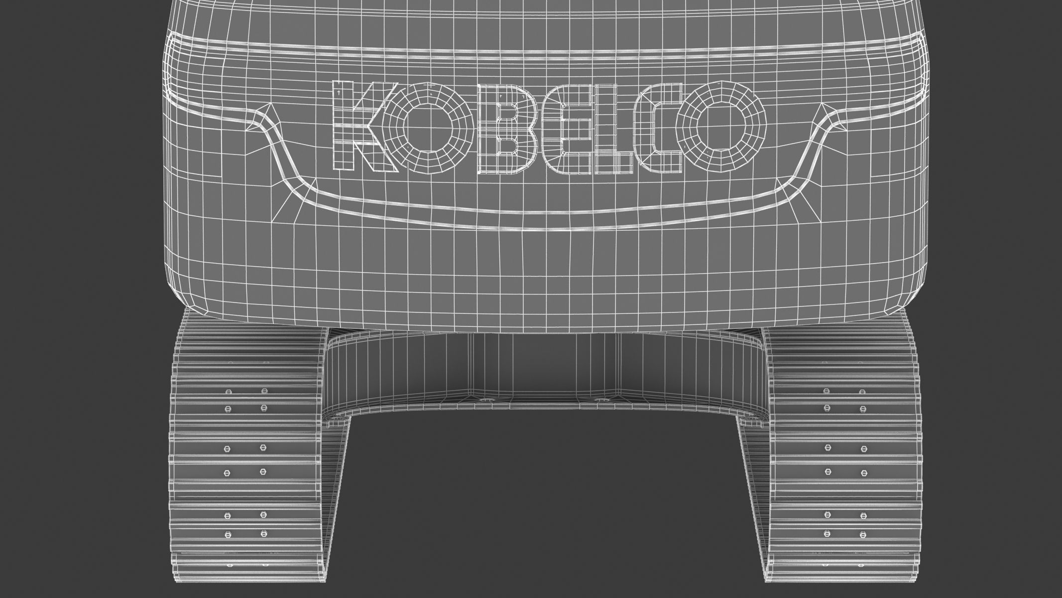 Kobelco SK210LC-10 Long Arm Excavator 3D model_34