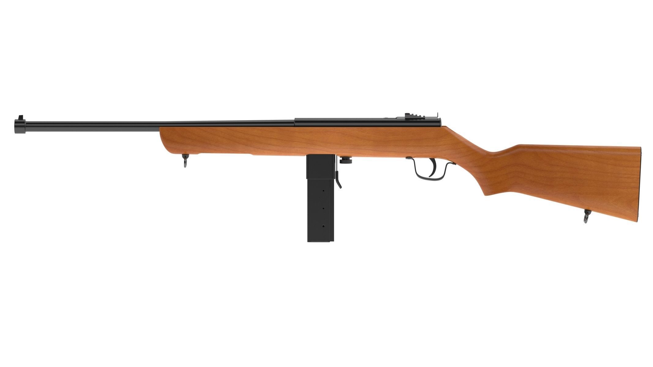 M50 Reising Submachine gun 3D model_2