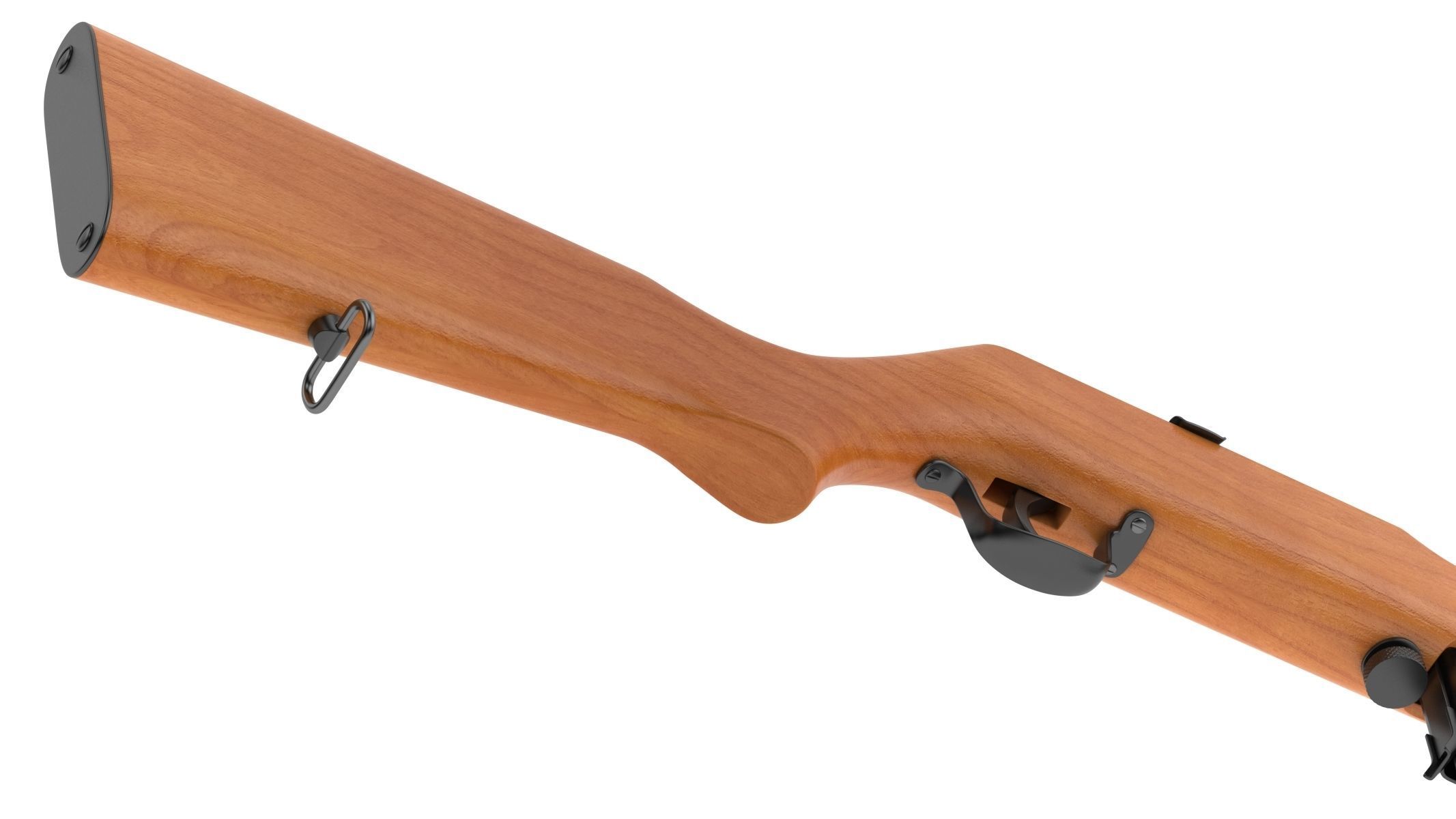 M50 Reising Submachine gun 3D model_11