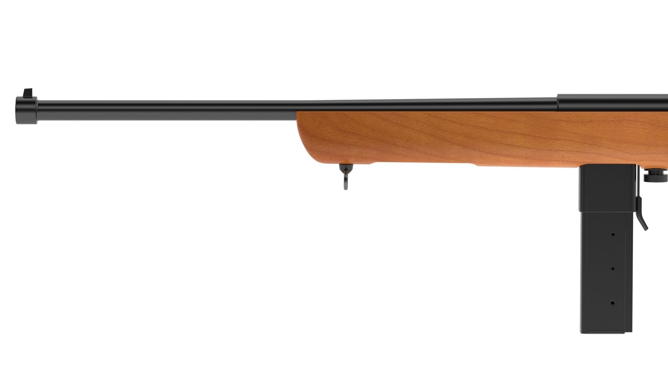 M50 Reising Submachine gun 3D model_7