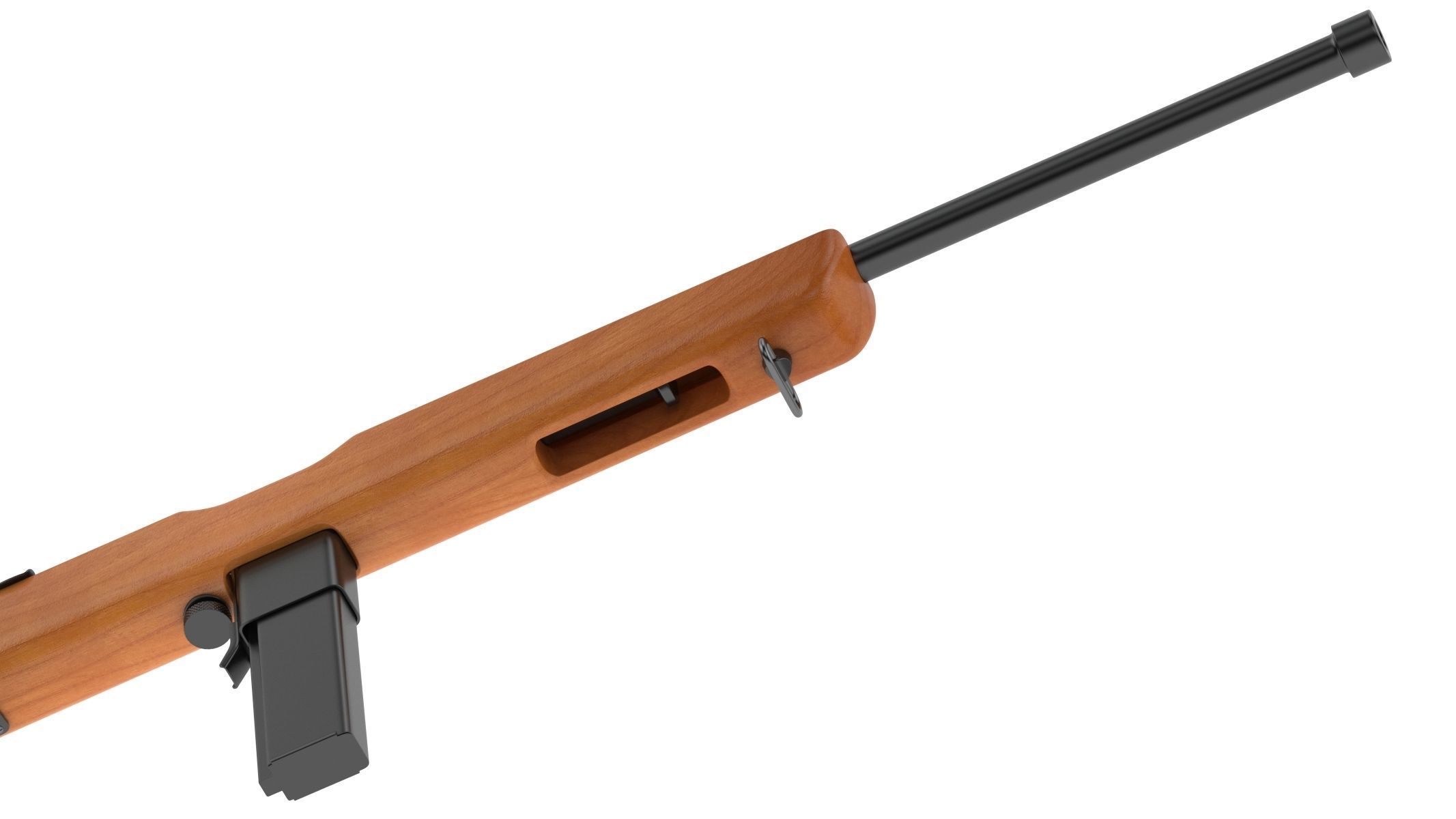 M50 Reising Submachine gun 3D model_12