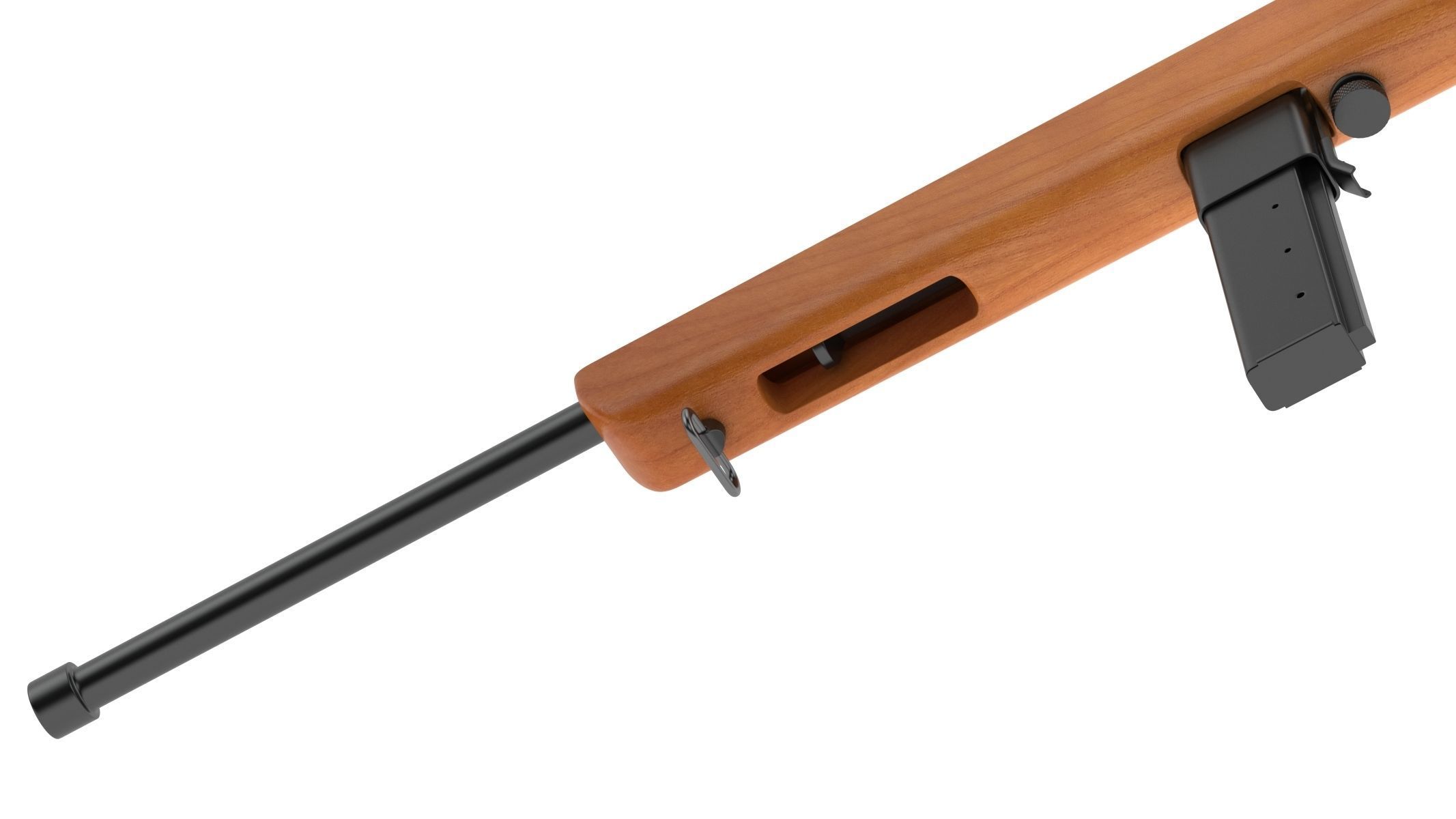 M50 Reising Submachine gun 3D model_10