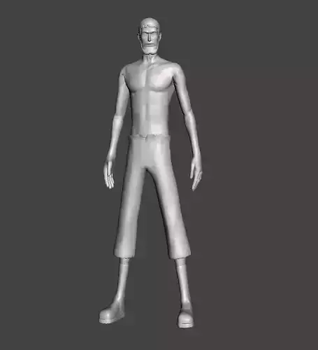 Mr2 Bon Clay Injured 3D Model