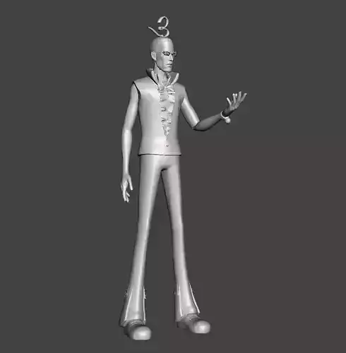 Mr 3 Galdino One piece 3D Model