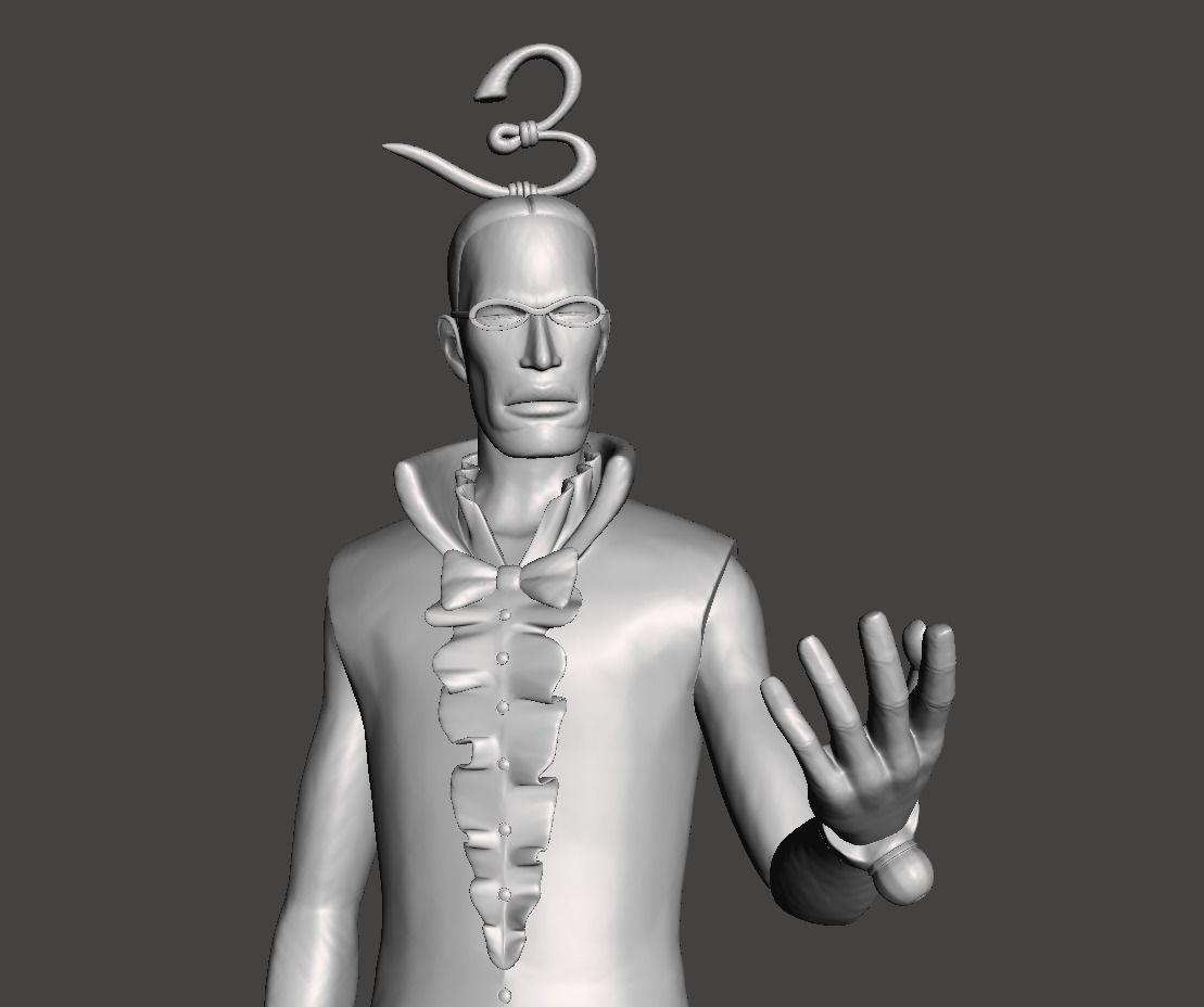 Mr 3 Galdino One piece 3D Model 3D model 3D printable CGTrader