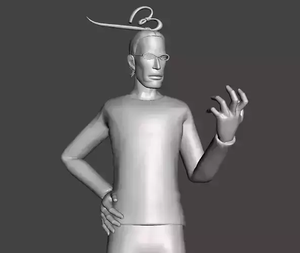 Mr 3 Galdino Prisoner 3D Model